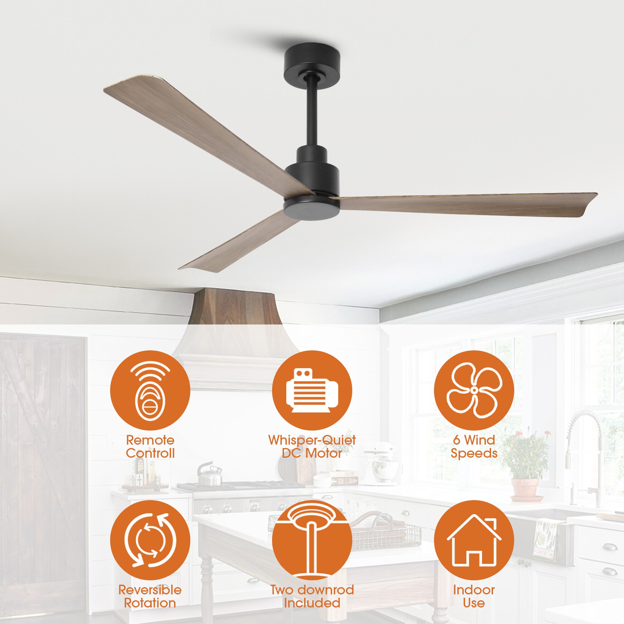 Parrot Uncle F6364WD110V Ceiling-Fans - View #6
