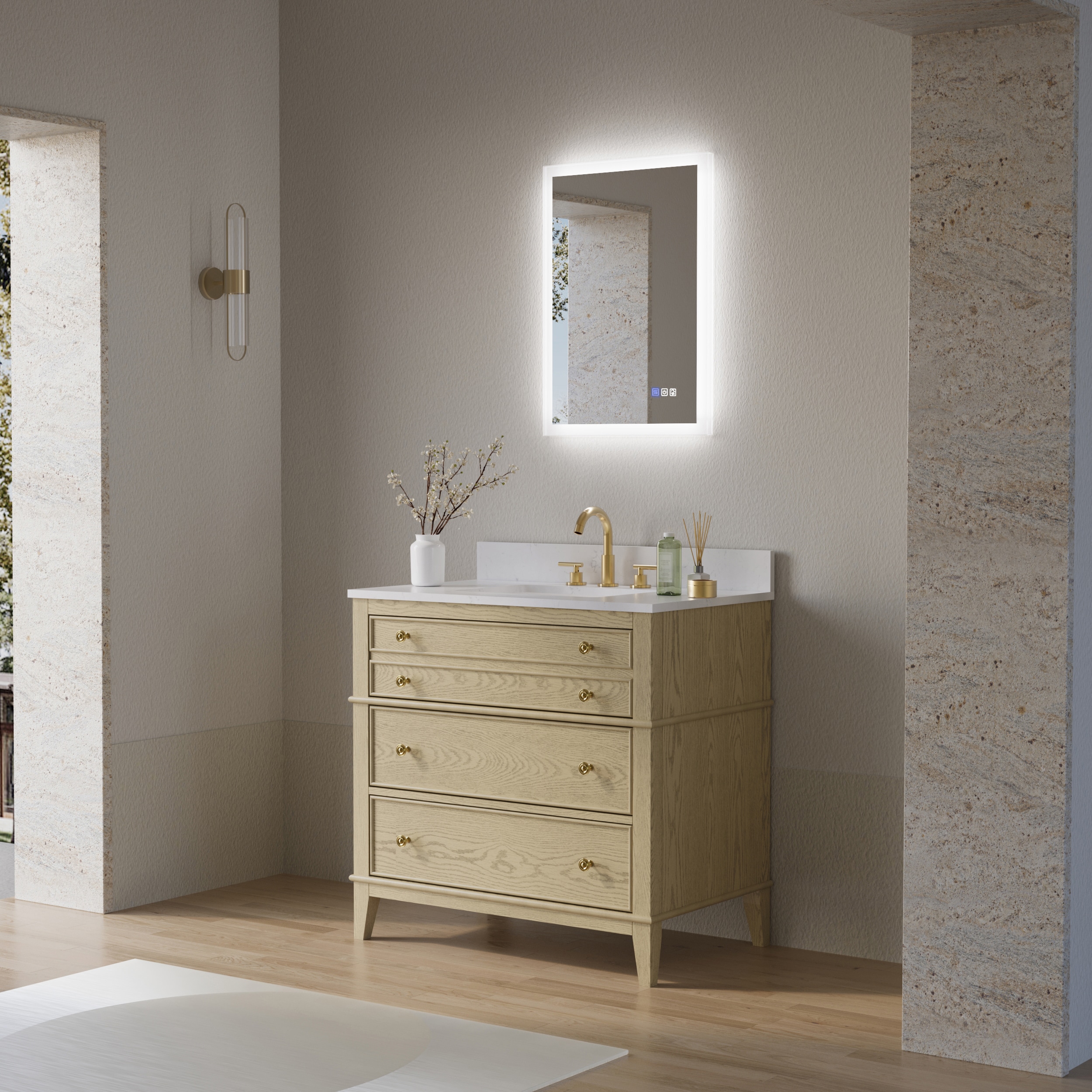 WELLFOR W7MRL2028 Framed-Bath-Mirrors - View #3