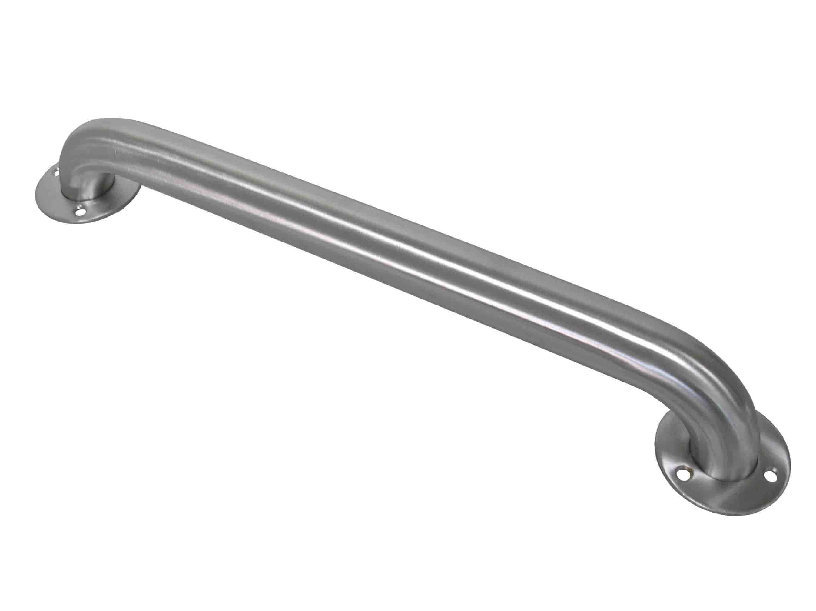 Project Source B01B7100NP 18-in Stainless steel Wall mount ADA Compliant Grab Bar ( 300-lb Weight Capacity )