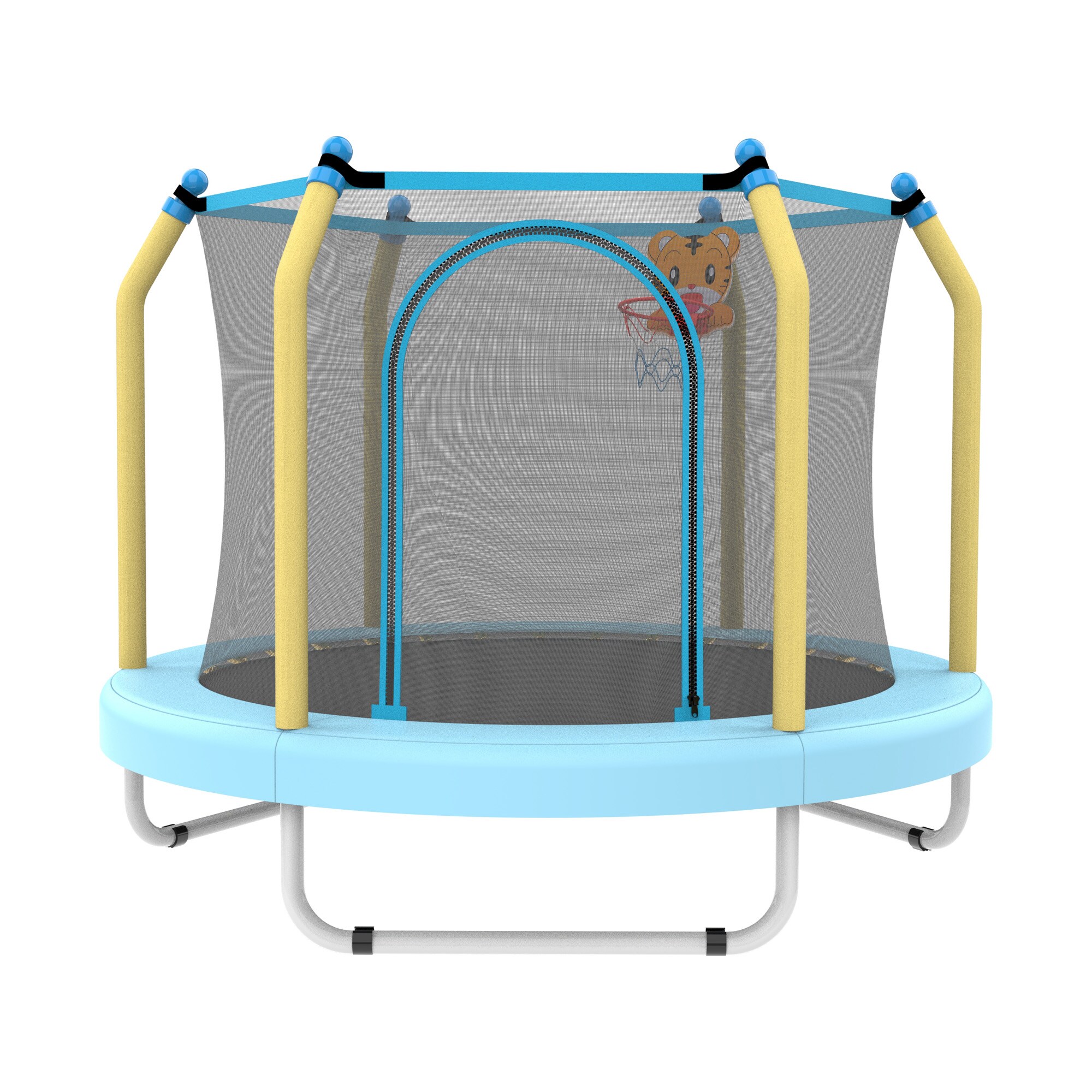 Lycvki 1057 Trampolines 6.5-ft Round Kids in Blue