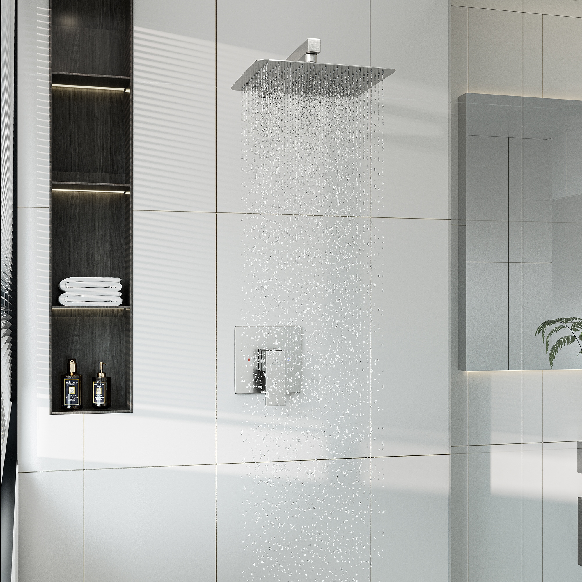 CASAINC OY-N96A1001-CP Showerhead-Bar-Panels - View #2
