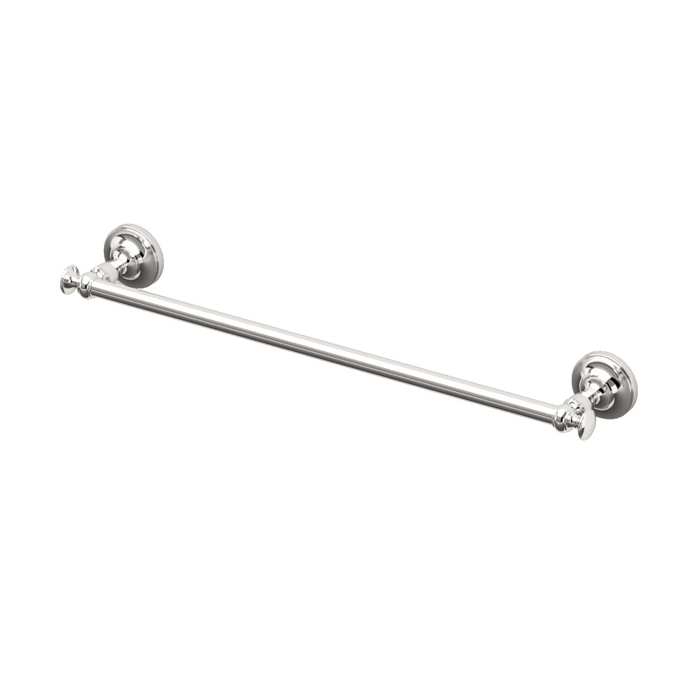 Gatco Tavern 18-in Polished Nickel Wall Mount Single Towel Bar In The ...