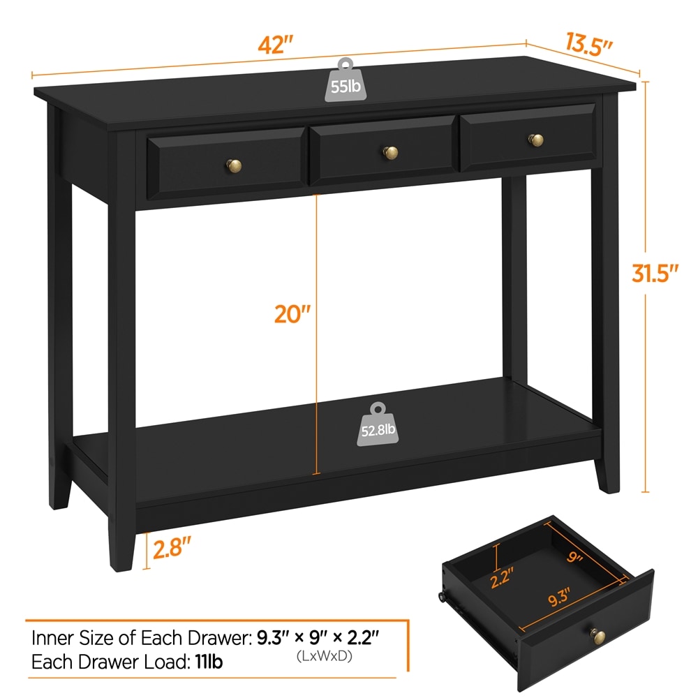 Yaheetech LSSFHL0001 Console-Sofa-Tables - View #3