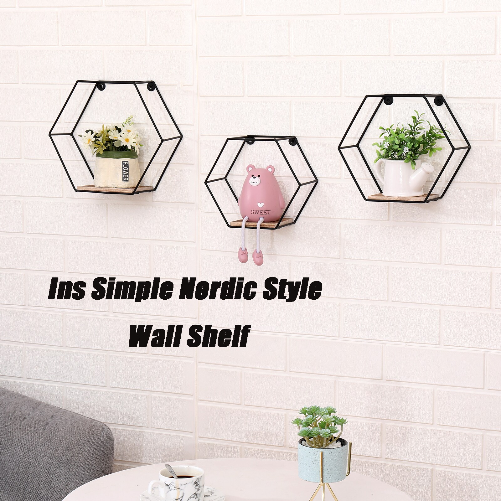 Numhew NHWILL24711 Wall-Mounted-Shelving - View #3