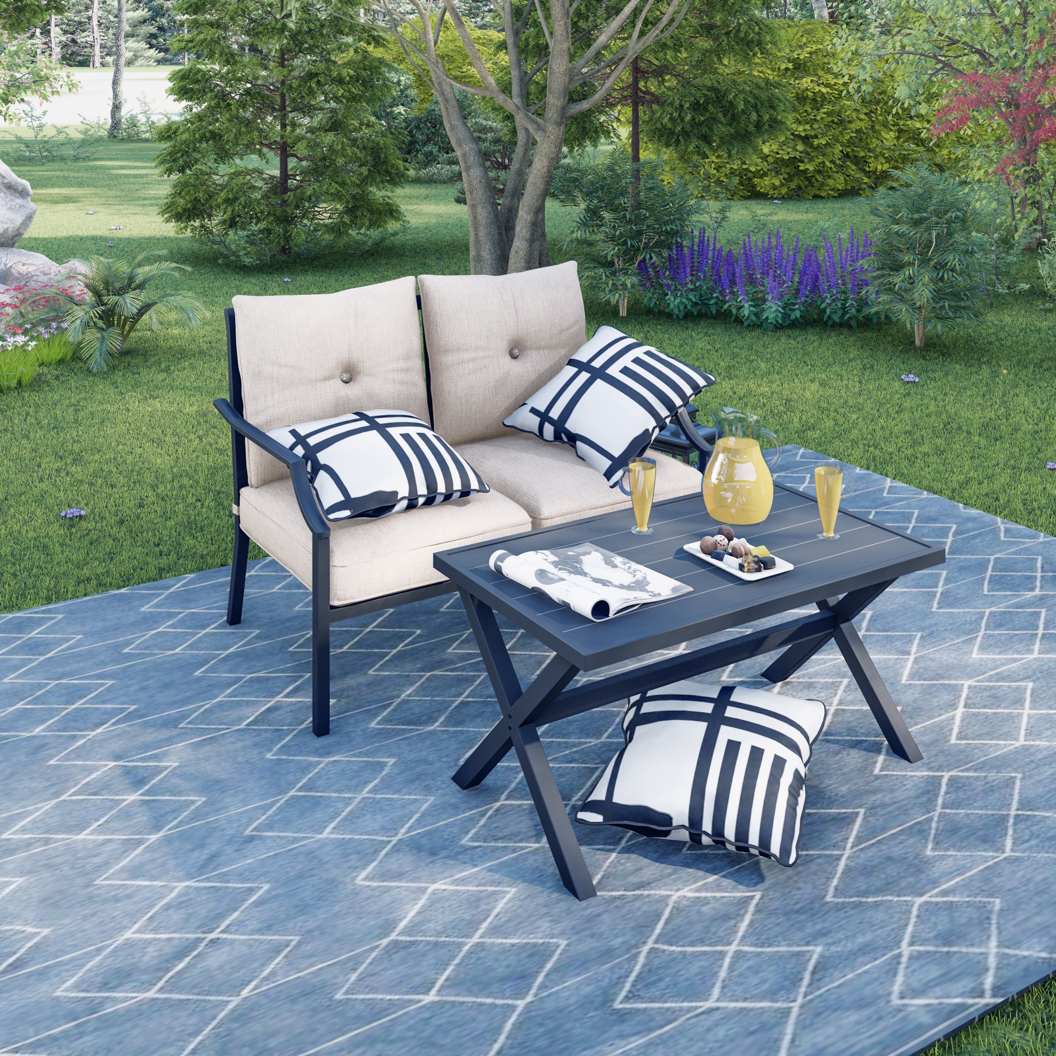 Top Home Space TP00319-W Patio-Conversation-Sets - View #2