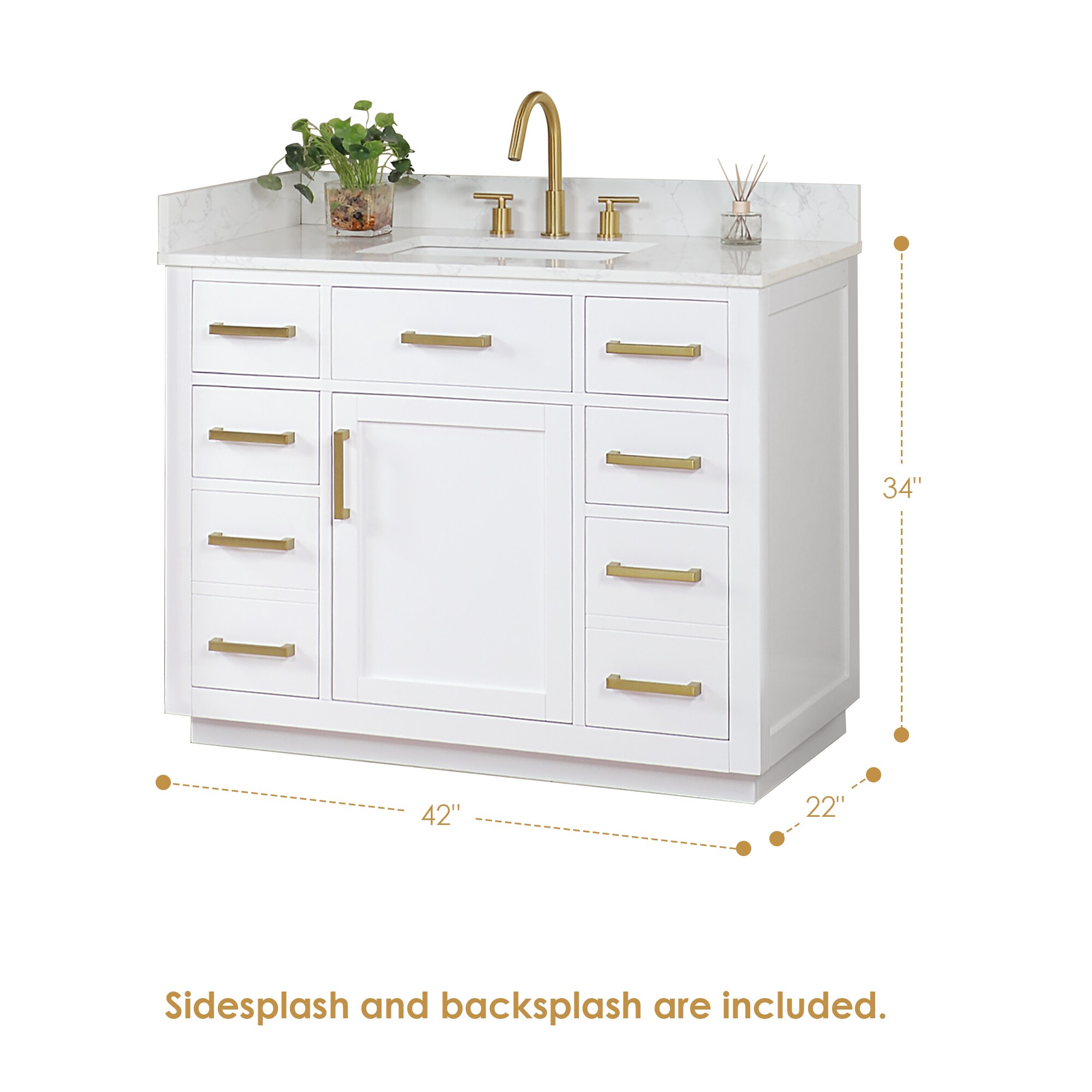 Altair 557042-WH-GW Bath-Vanity-Combo - View #10