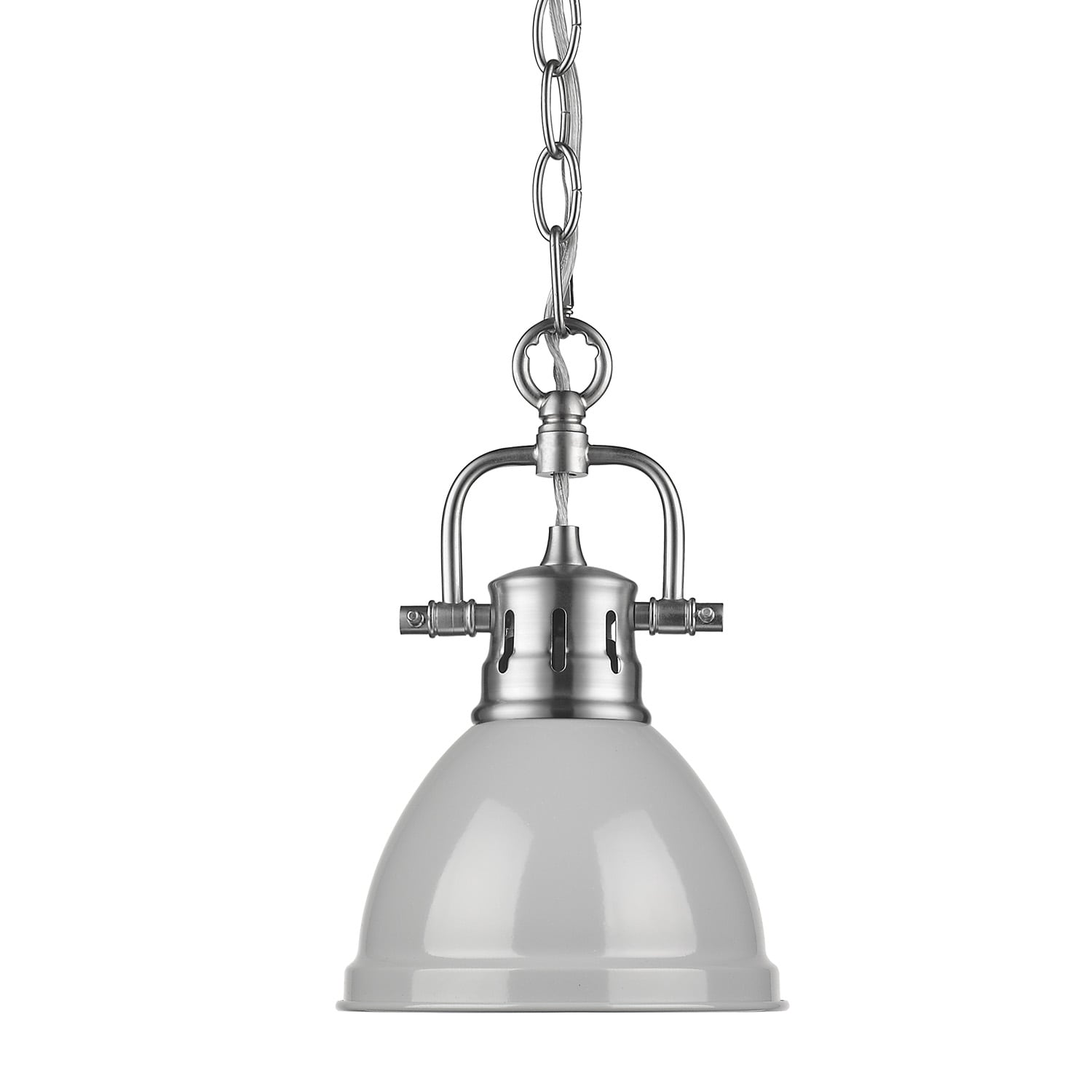 Golden Lighting 3602-M1L PW-GY Pendant-Lights - View #2