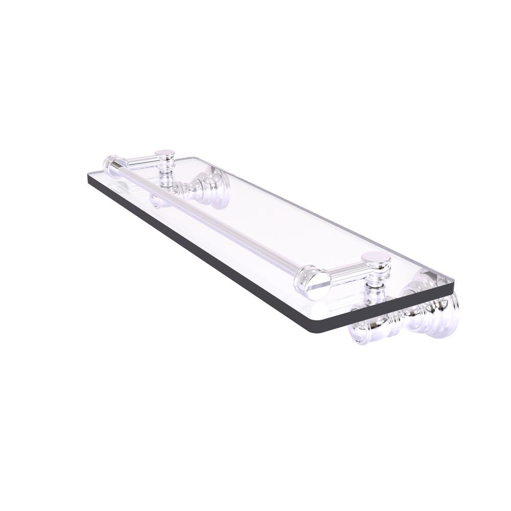 Allied Brass CL-1-16-GAL-PC Carolina Polished Chrome Wall mount Bathroom Shelf ( 16-in x 3.3-in x 5-in )