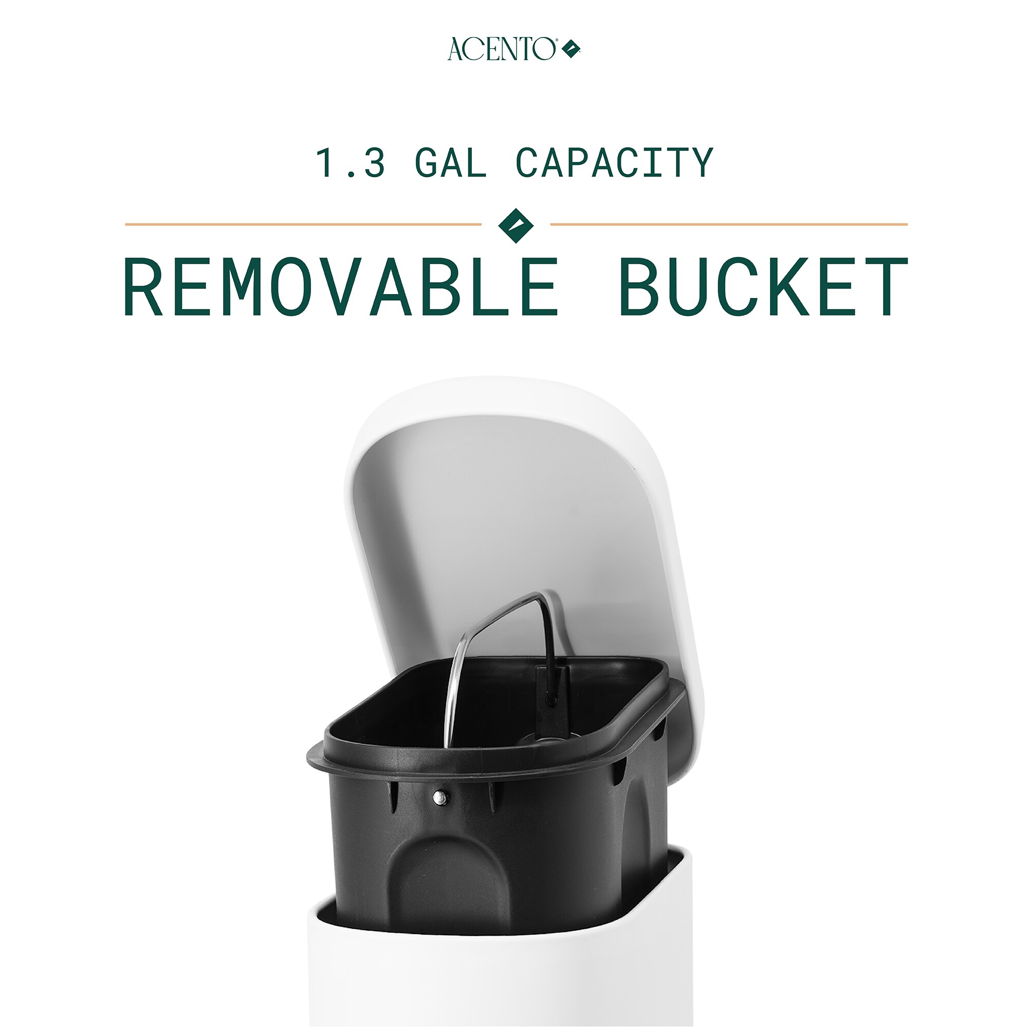 ACENTO WB426MWT wastebaskets - View #4