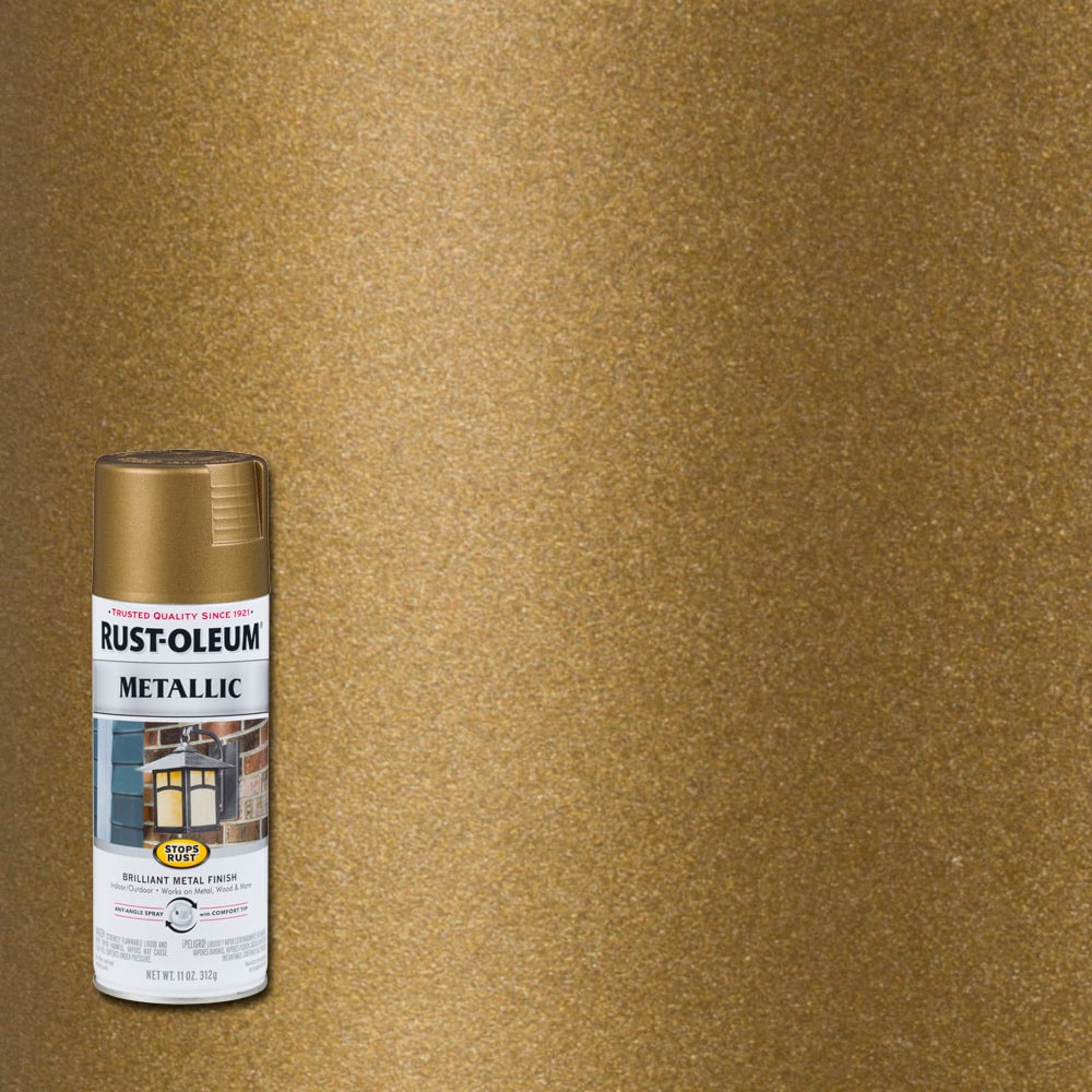 Rust-Oleum Specialty Metallic Spray Paint, Gold, 12-oz