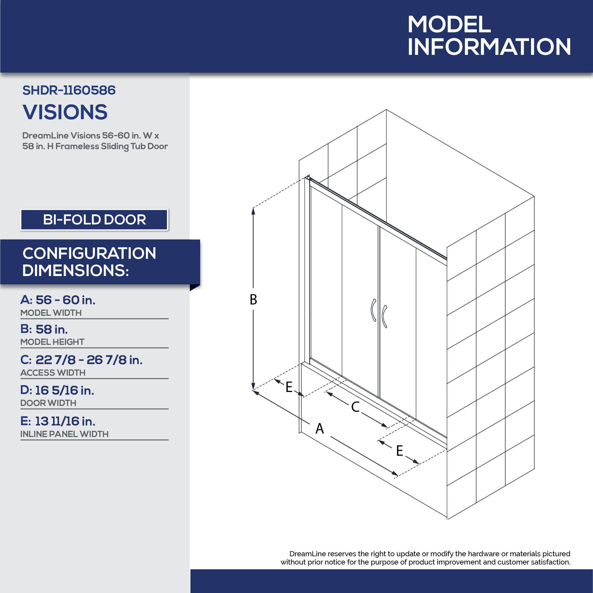 DreamLine DL-6995-01CL Tub-Shower-Combo - View #9