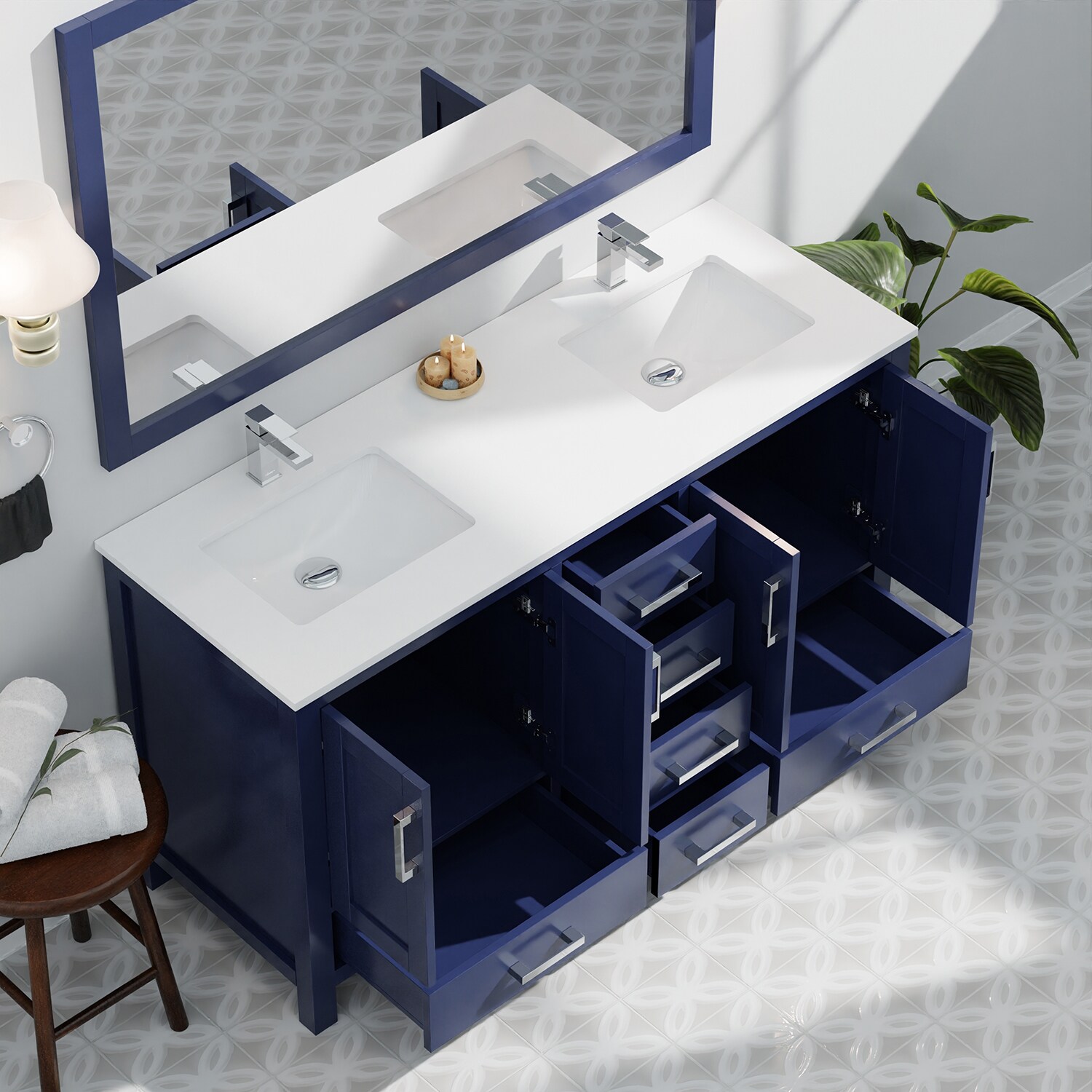 Lexora LJ342260DEWQ000 Bath-Vanity-Combo - View #14