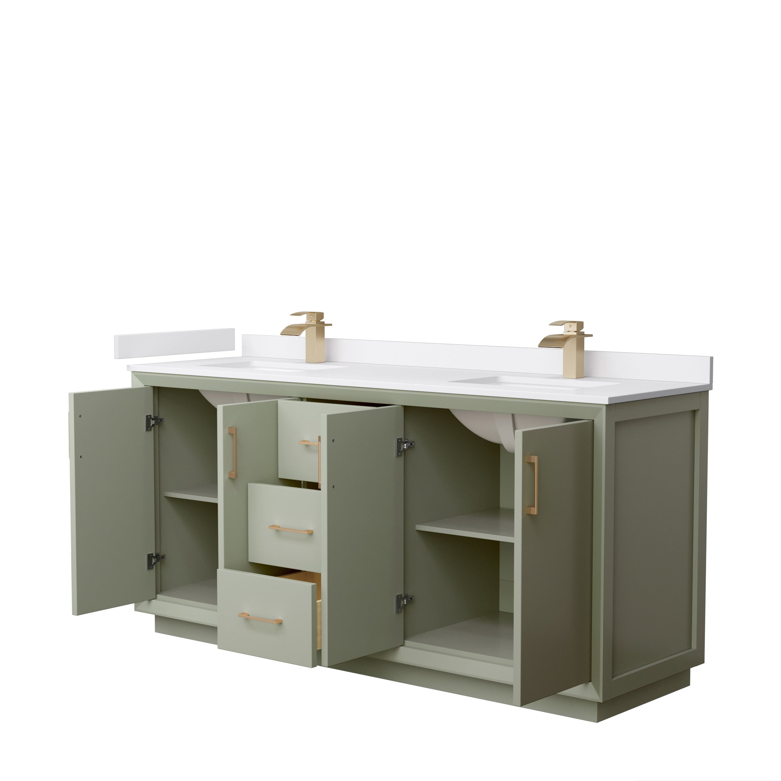 Wyndham Collection WCF414172DLZWCUNSMXX Bath-Vanity-Combo - View #2