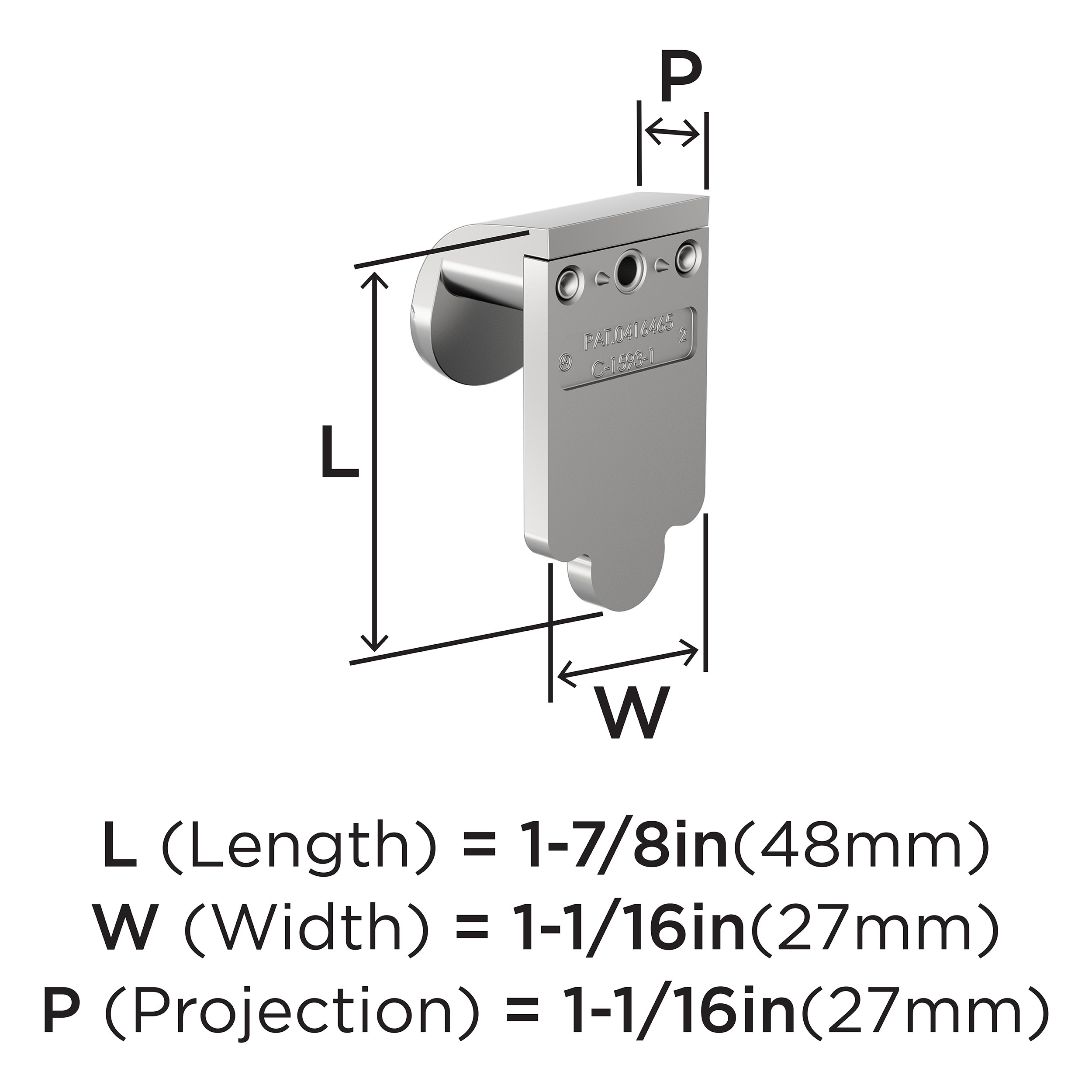 Amerock BP159326 Cabinet-Pulls - View #4