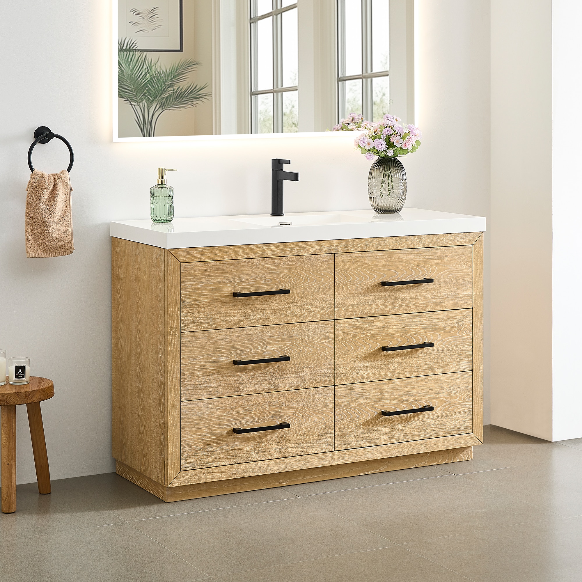 Altair 579048-WO-WH-NM Bath-Vanity-Combo - View #3