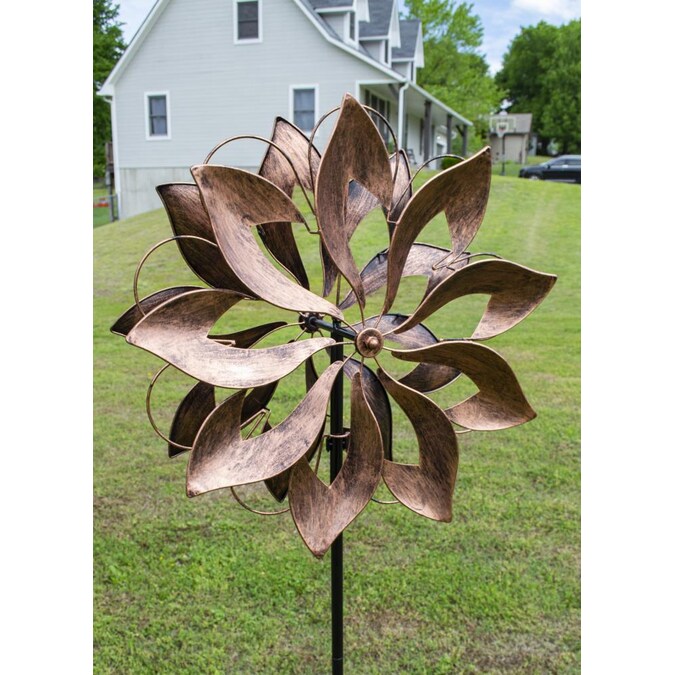Oshome Wind Spinners Copper Steel, Wind Spinners For The Garden
