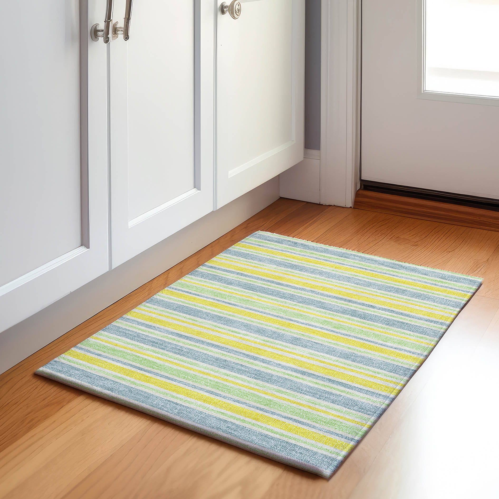 Addison Rugs AMF550LV3X5 Mayfield AMF550LV 3 x 5 (ft) Loomed Polyester Lavender Rectangular Indoor Geometric Machine washable Area rug
