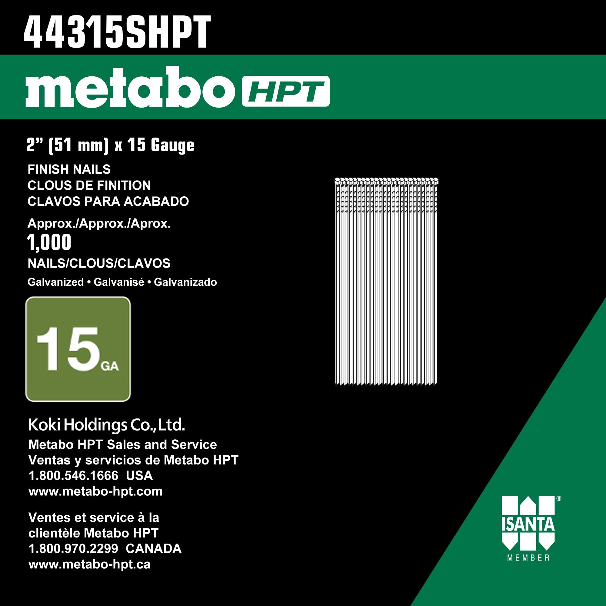 Metabo HPT 44315SHPT Brads-And-Finish-Nails - View #3