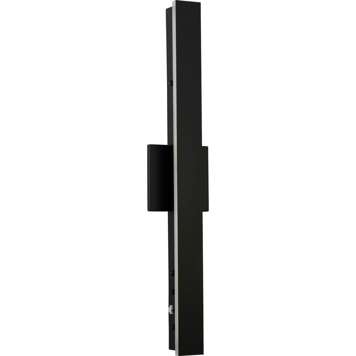 24" Matte Black LED Contemporary Outdoor Wall Light