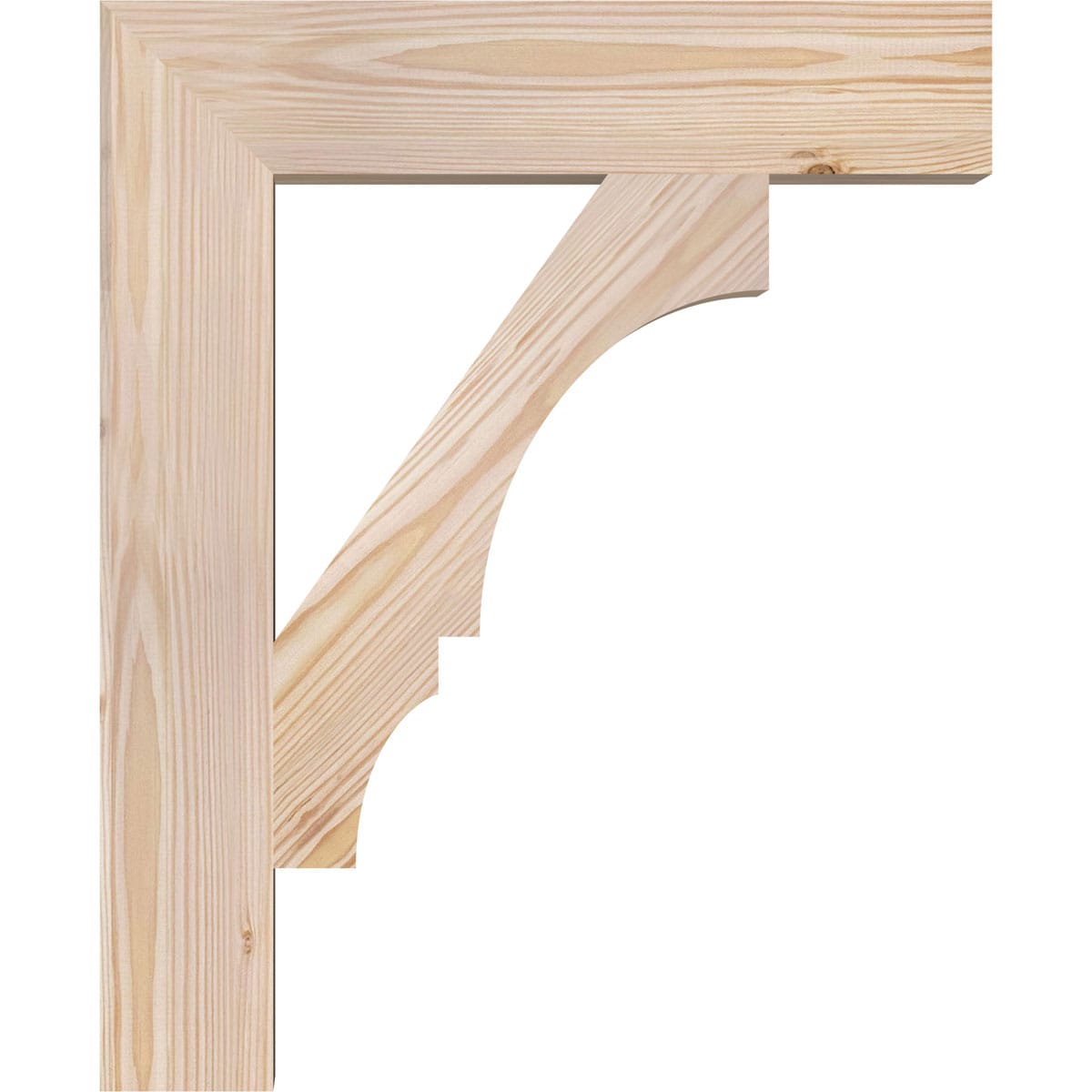 Ekena Millwork BKT04X18X22BOA05SDF Exterior-Brackets-Braces - View #3