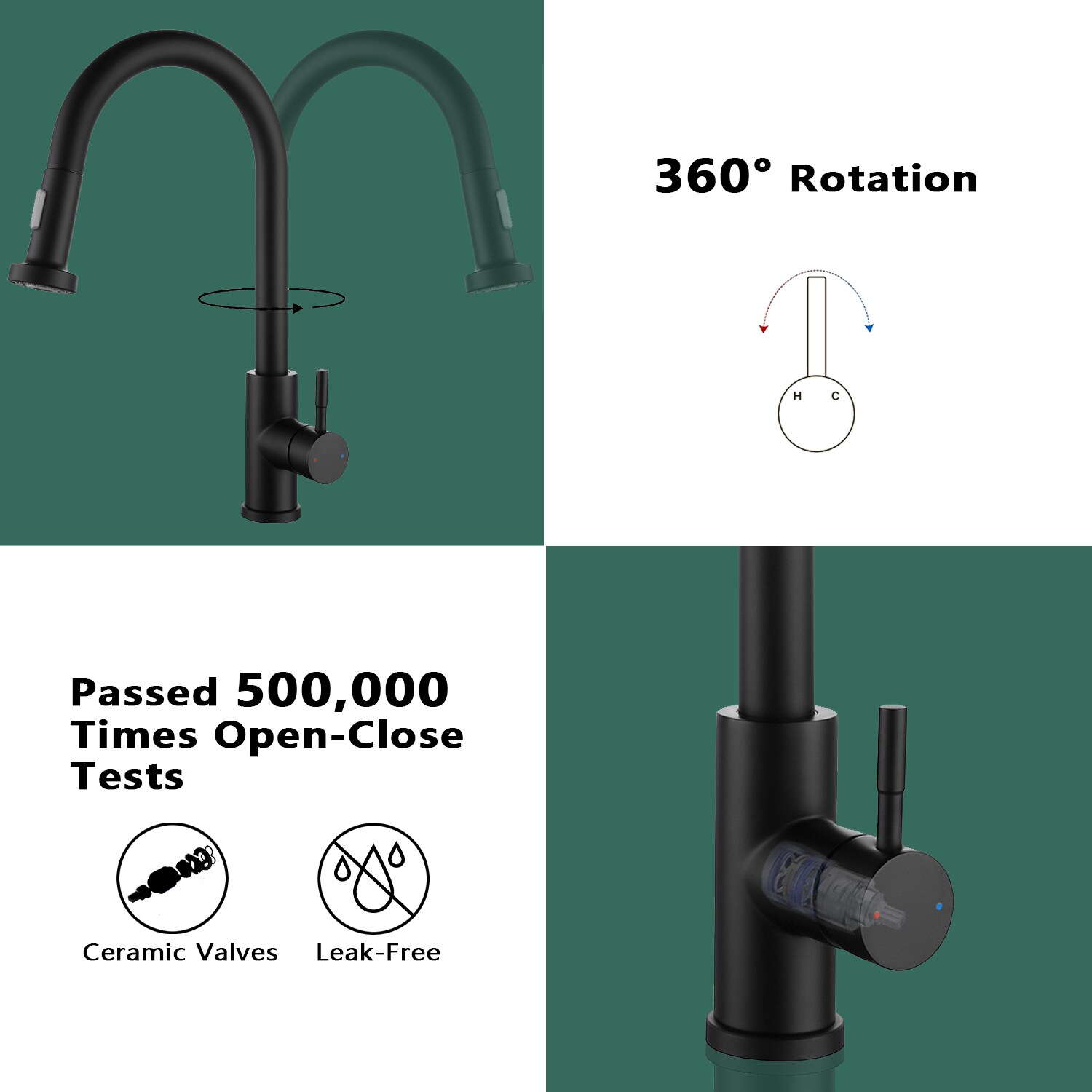 Maincraft 026HK80MB Kitchen-Faucets - View #10