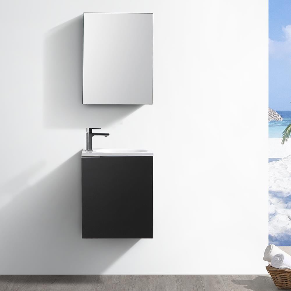 Fresca FVN8003BW Bath-Vanity-Combo - View #3