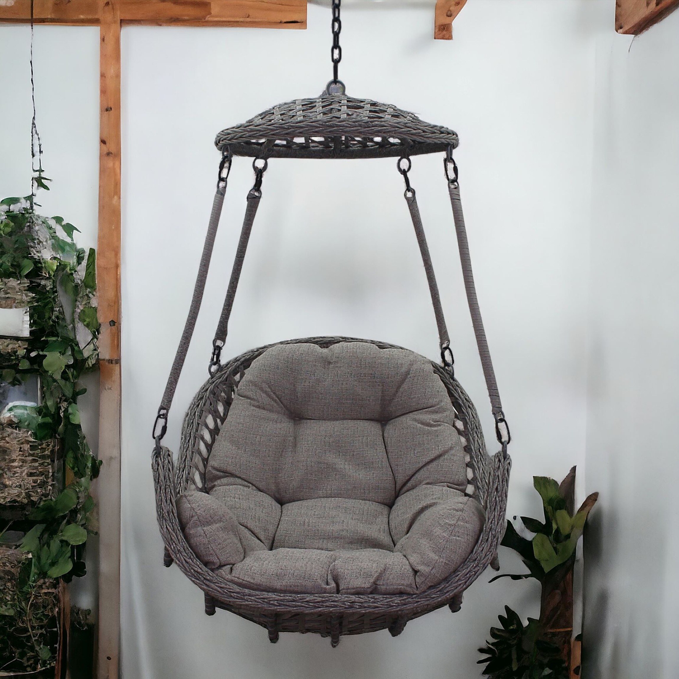 Courtyard Casual 5247 Princeton Biege Fabric Hammock chair