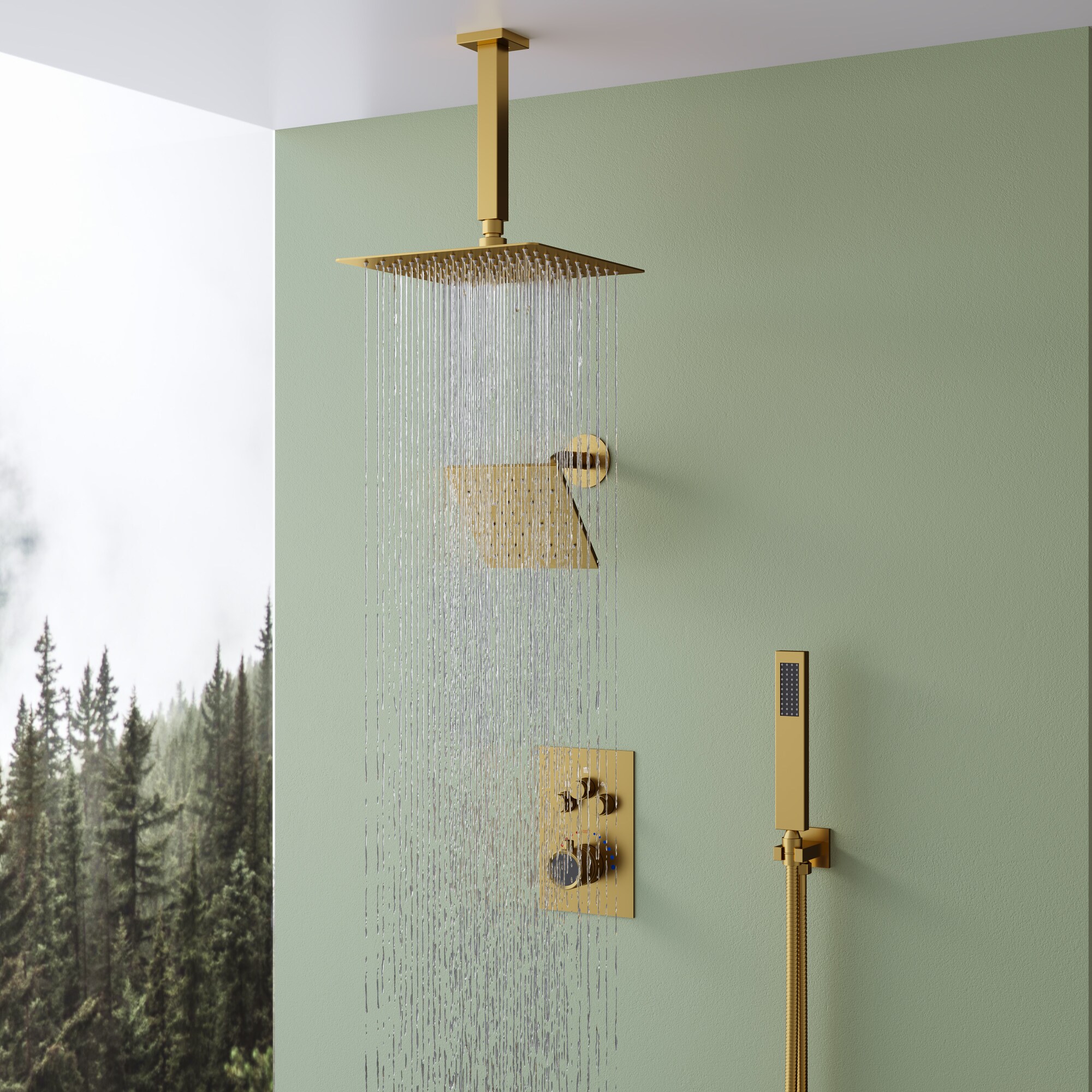 EVERSTEIN Q-923-OTOP Showerhead-Bar-Panels - View #12