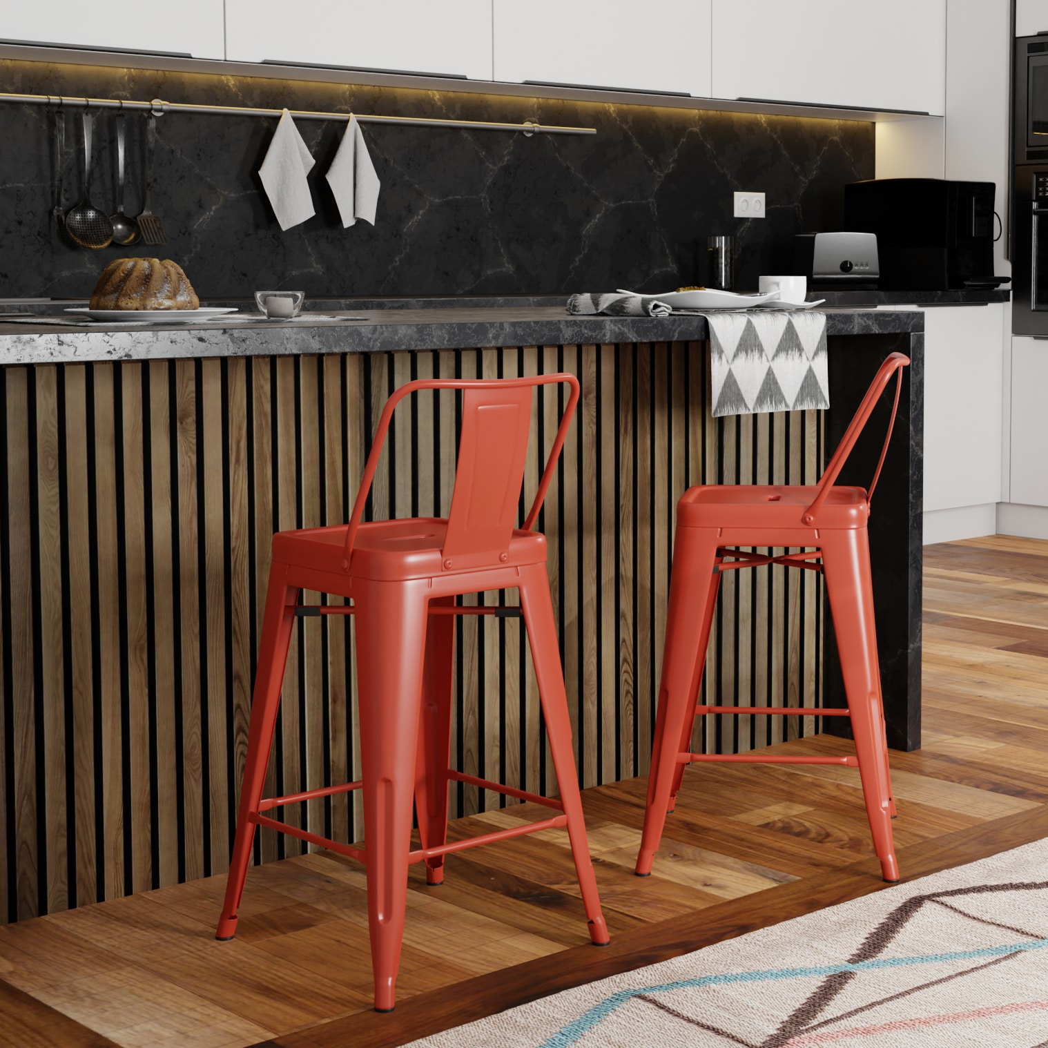 Simpli Home AXCRAY24-01-OR stools - View #6