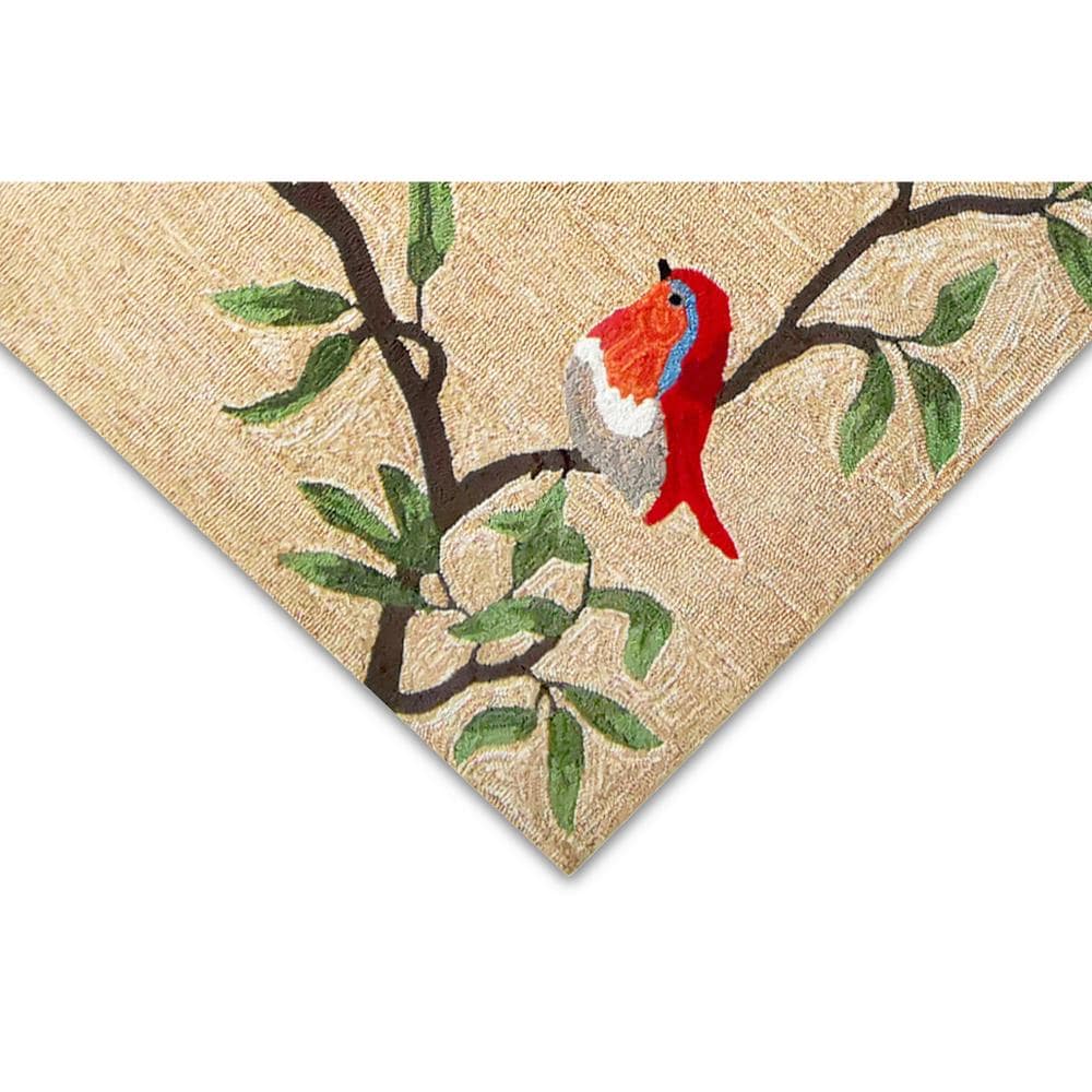 Birds on Branches Indoor Outdoor Rugs by Liora Manne