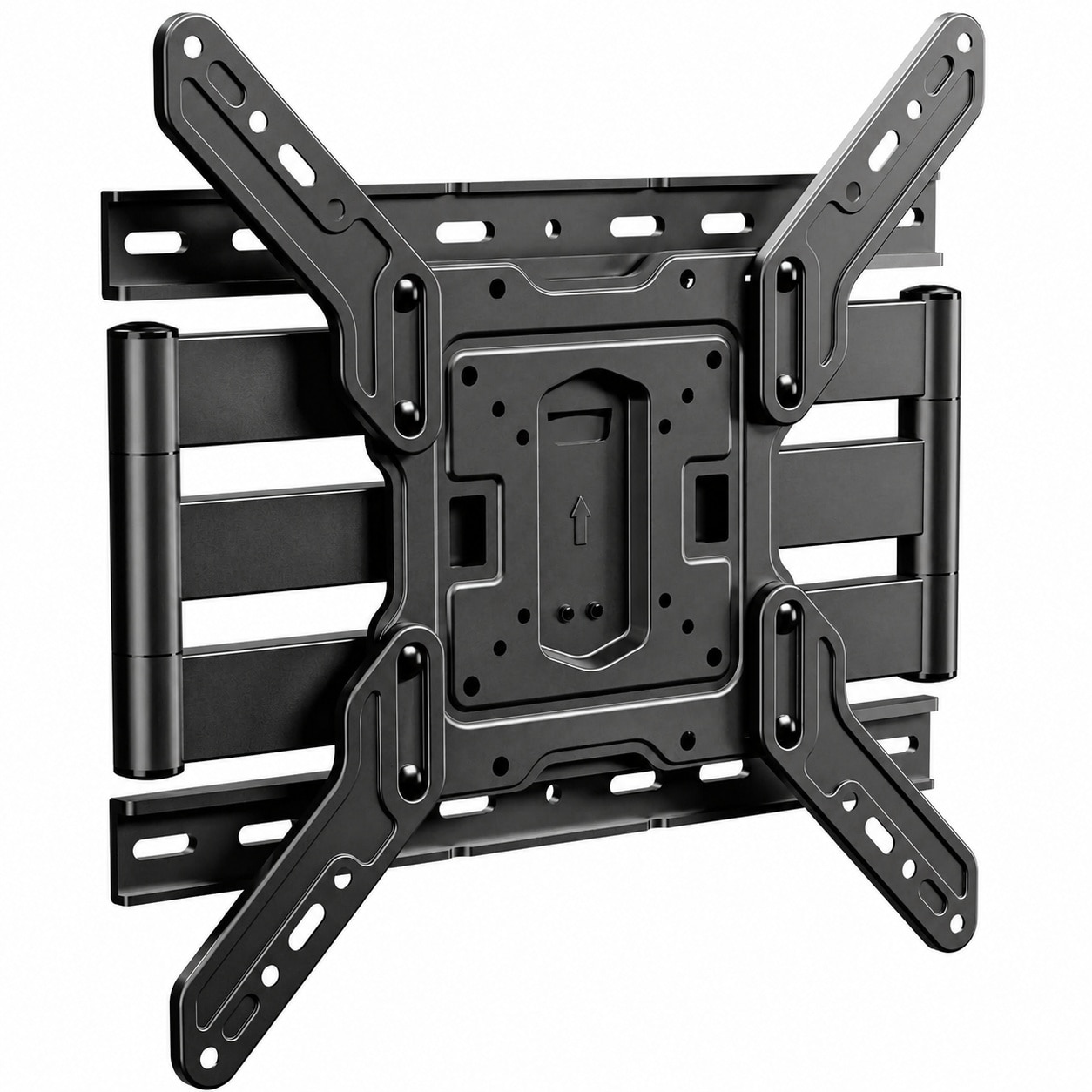 Adrinfly  Ultra Slim Full Motion TV Wall Mount 1.3 Inch Low Profile Bracket for 26 to 60 Inch LED OLED QLED TVs Smooth Swivel Tilt Extension Max