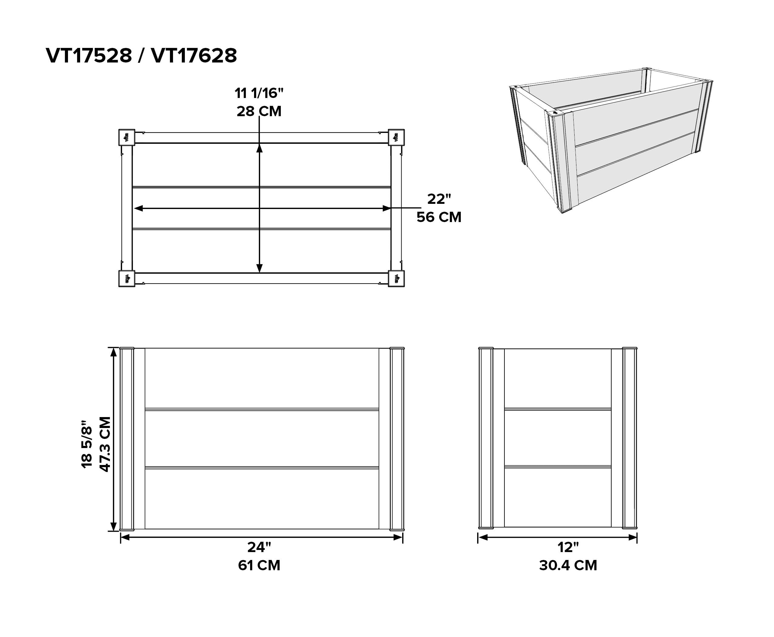 Vita VT17528 Planter-Window-Box - View #7