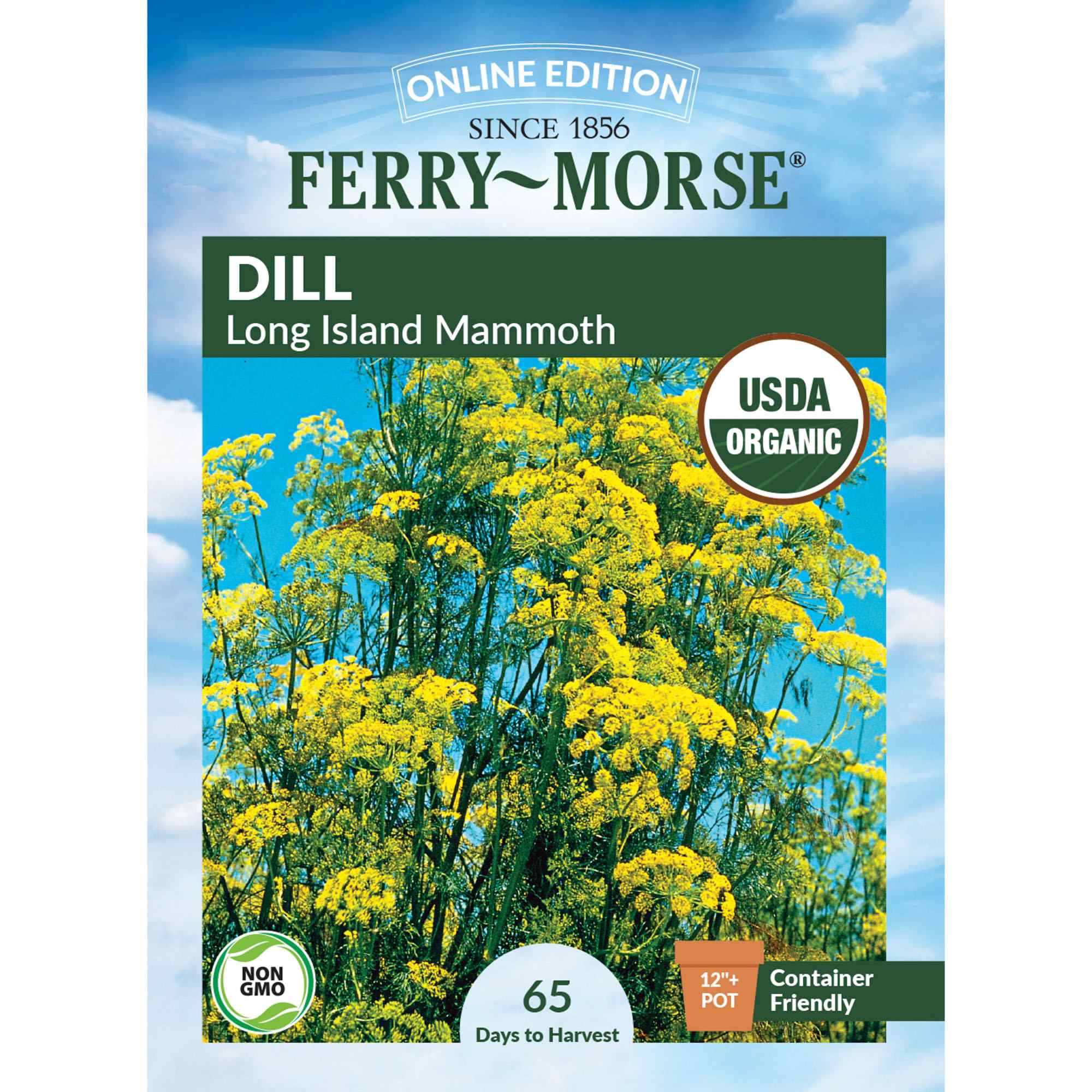 Ferry-Morse LC25.0792 Organic Dill Seeds 1.4 Gram(s)