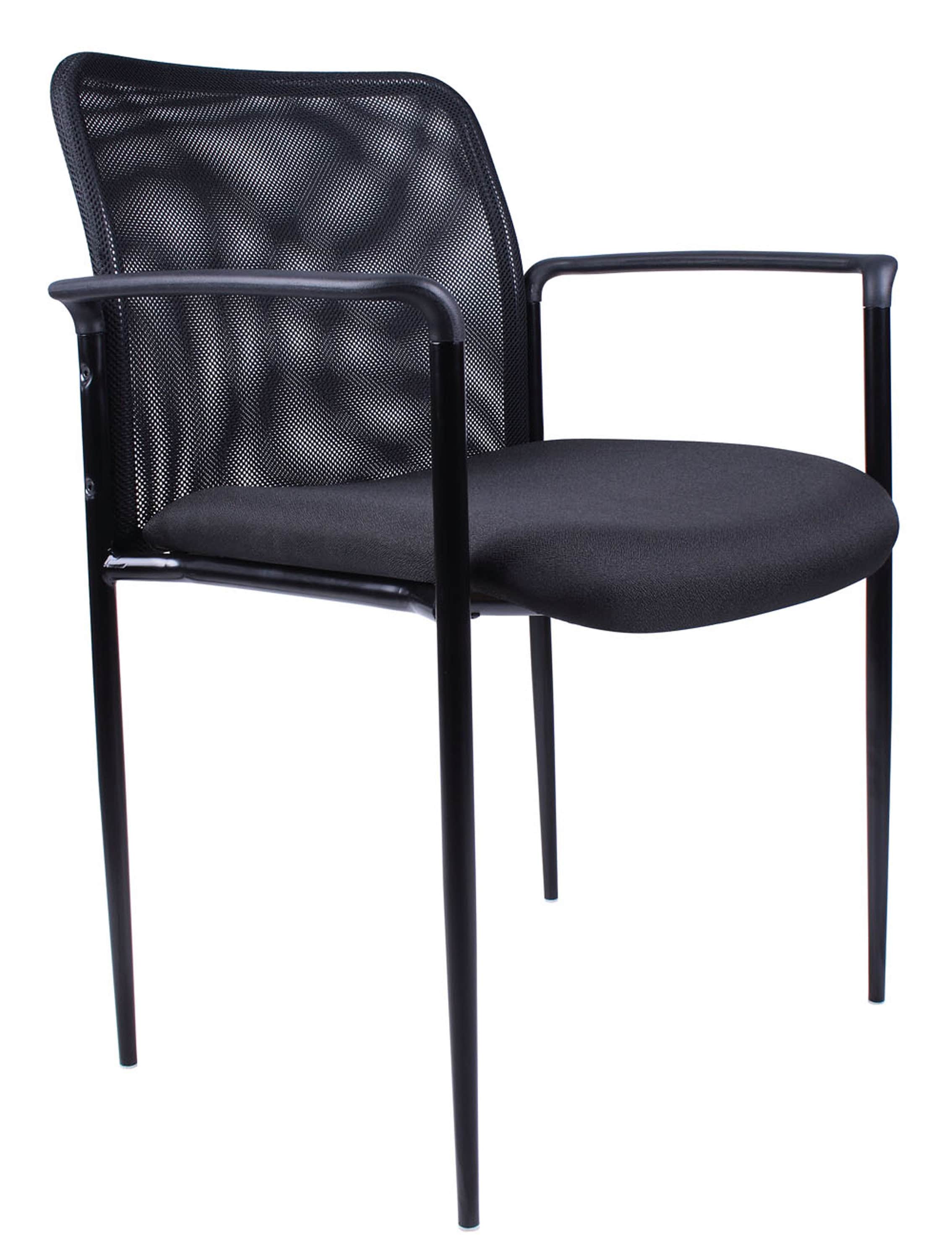Boss Office Products B6909-BK Black Contemporary Ergonomic Mesh Task Chair