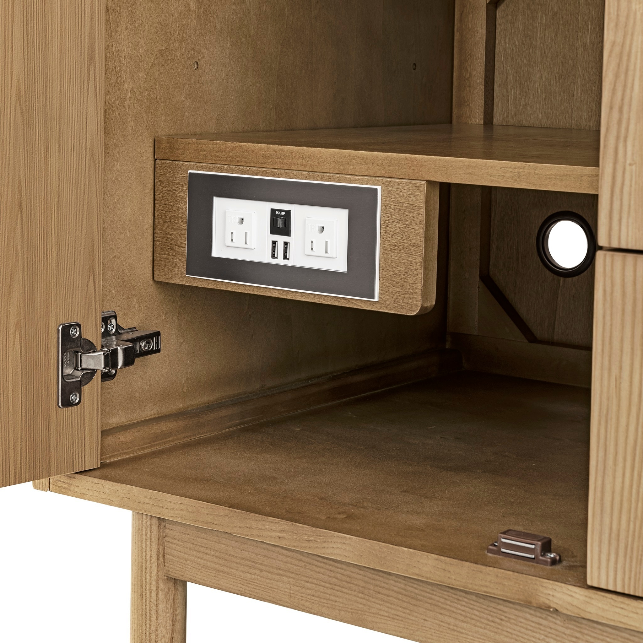 Laurent 36" Light Natural Oak Single Vanity Base