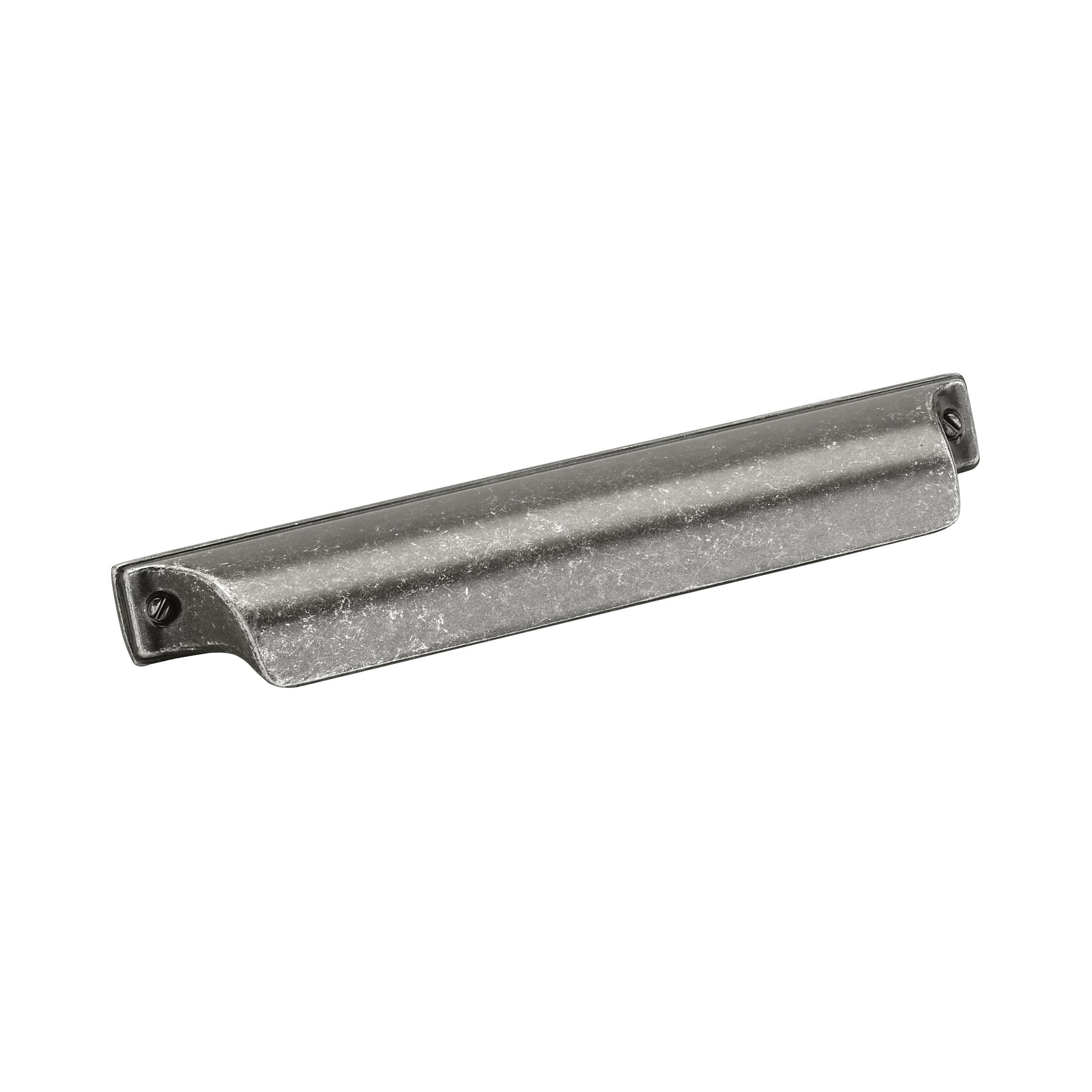 Amerock BP4523128AIV Jolene 5-1/16-in , 128mm Center to Center Antique Iron Rectangular Cup