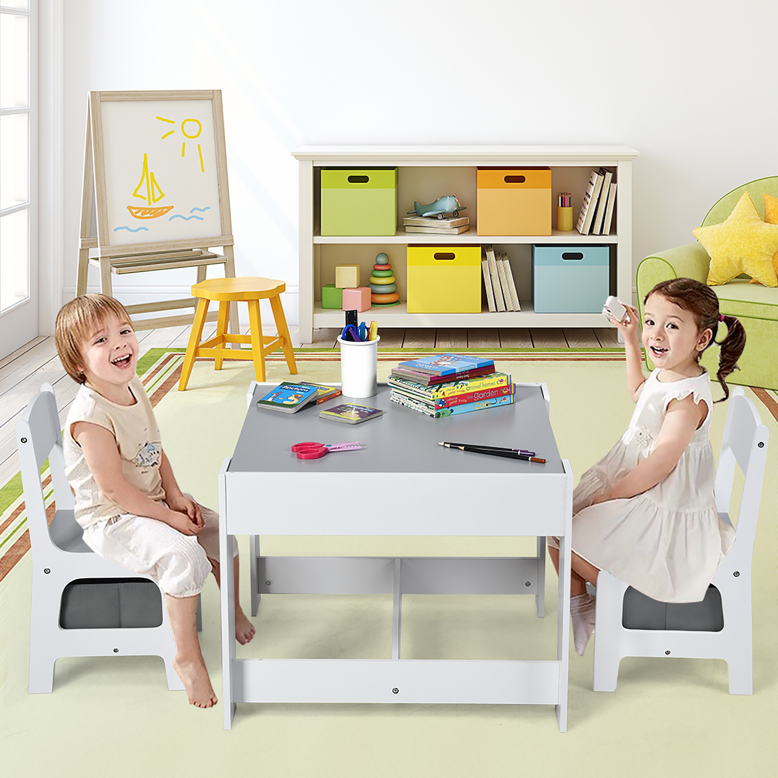 Goplus LWS00377 Kids-Play-Tables - View #9