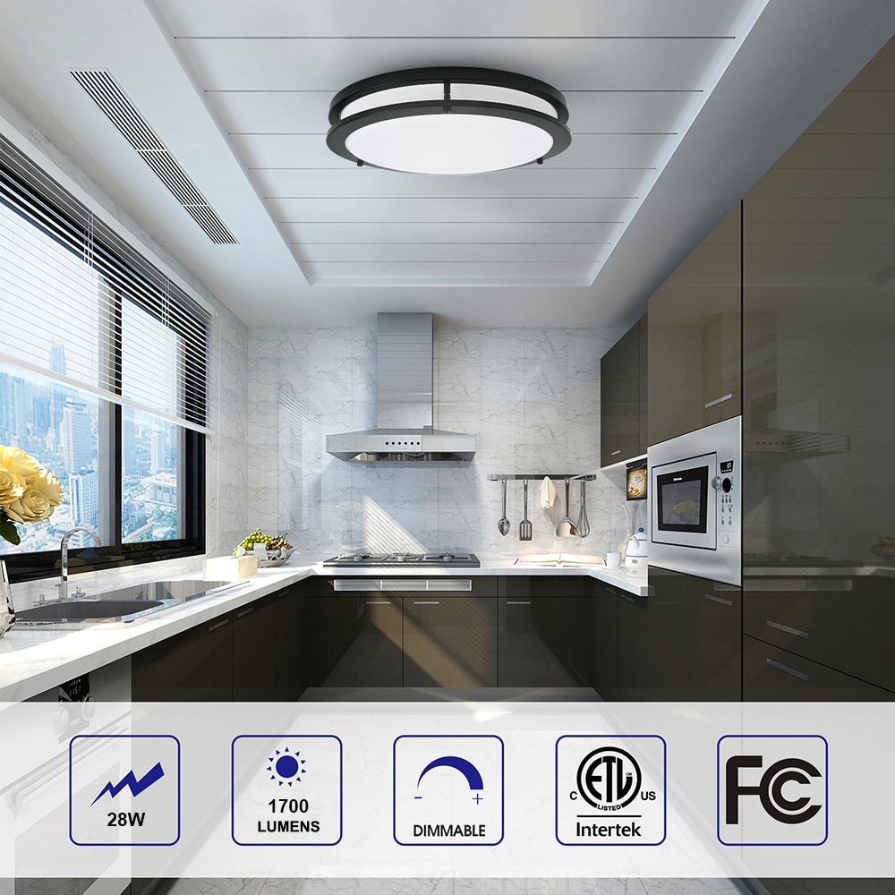 Energetic Lighting FMB01R17E93050-TF-BK flushmounts - View #5