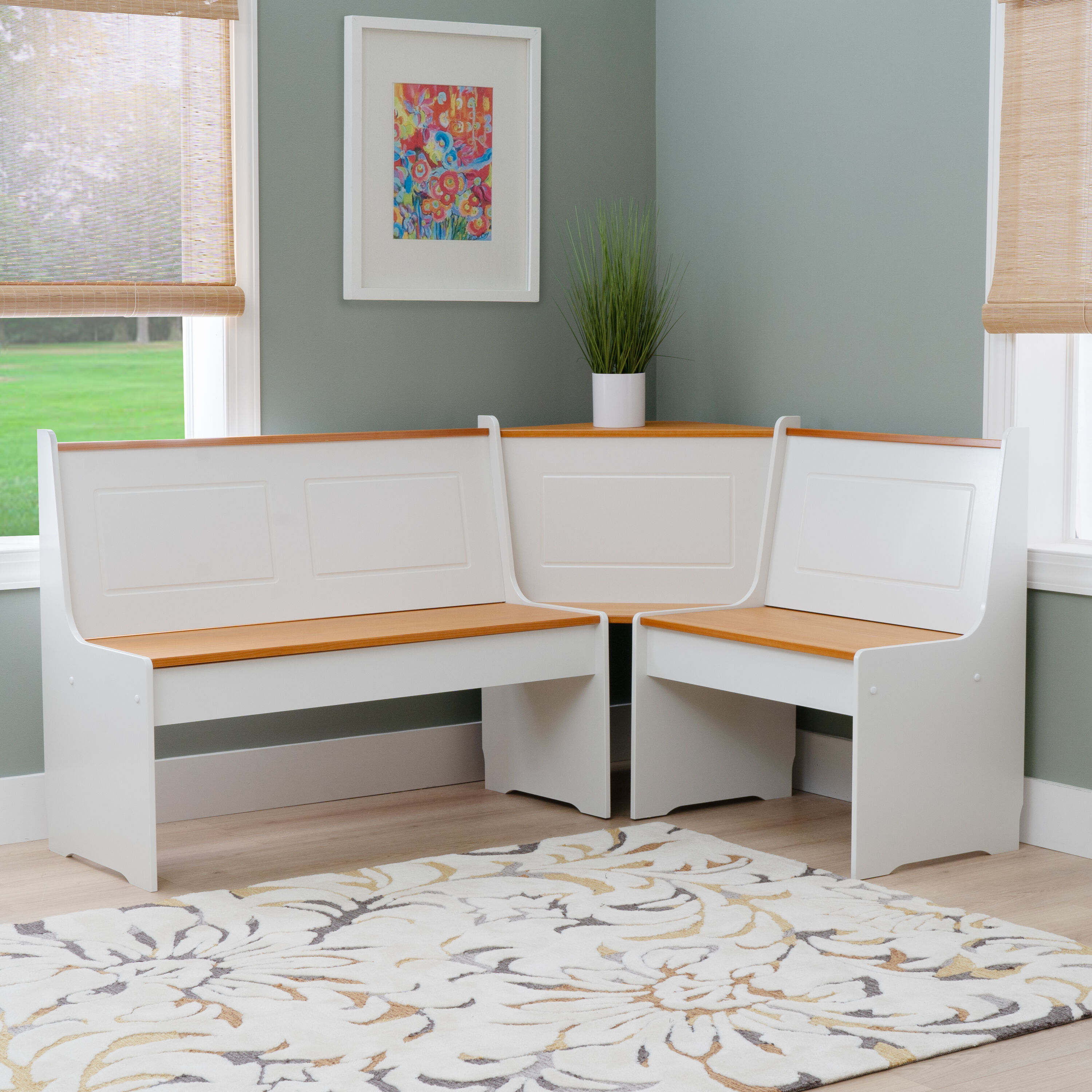 Linon K90305WHT-AB-KD-U Dining-Benches - View #16