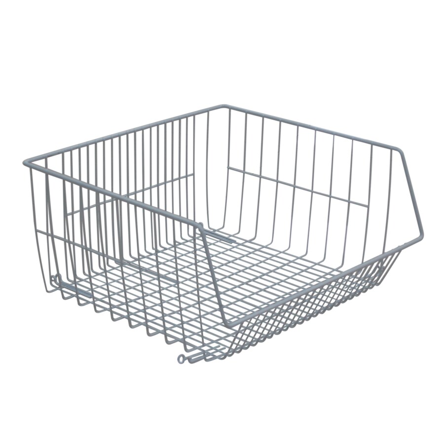 Style Selections 45950PHLLG 16.14-in W x 8.27-in H-Tier Metal Helper Shelf