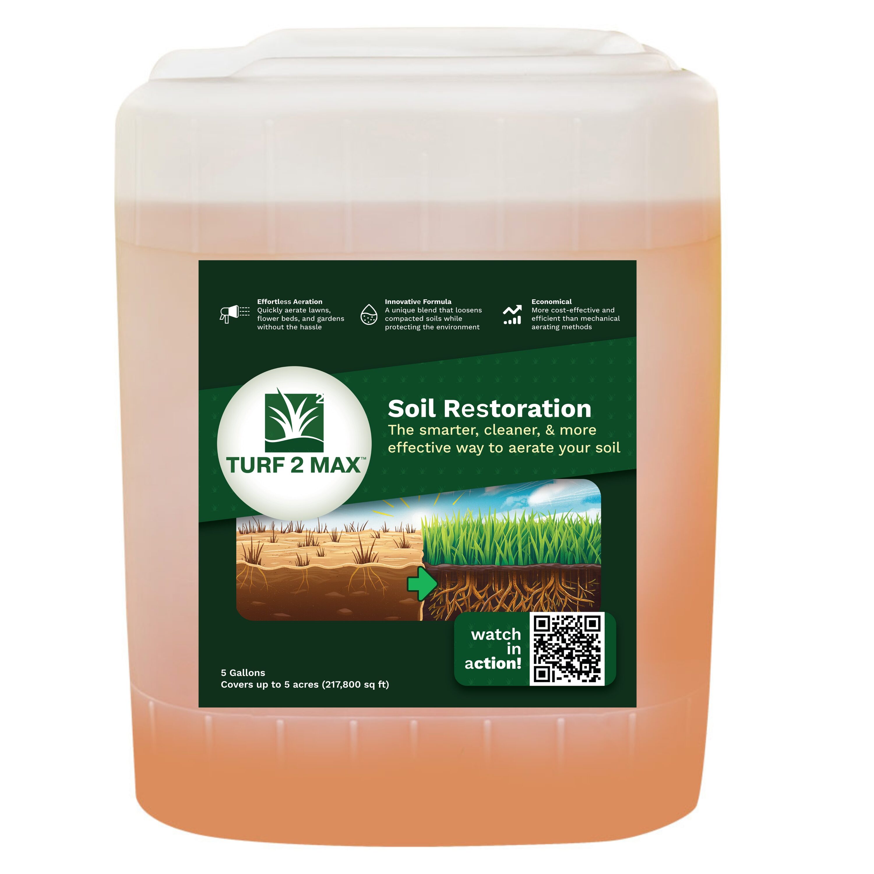 Turf2Max TM-04-5G  Soil Reviver 5 Gallons