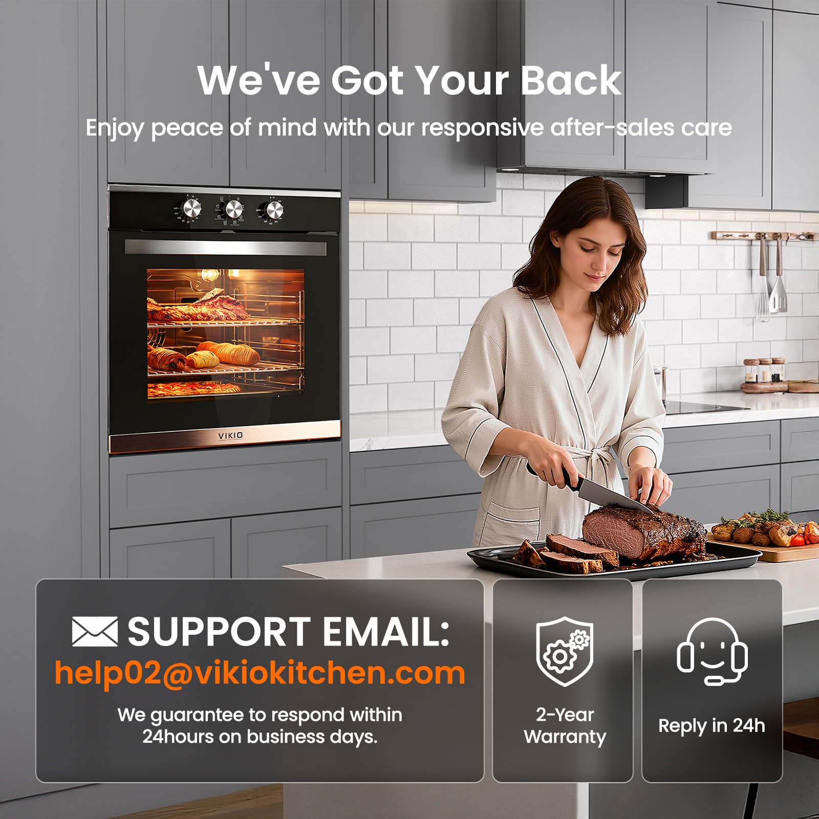 VIKIO OW01-24 Swall-Elec-Oven - View #9