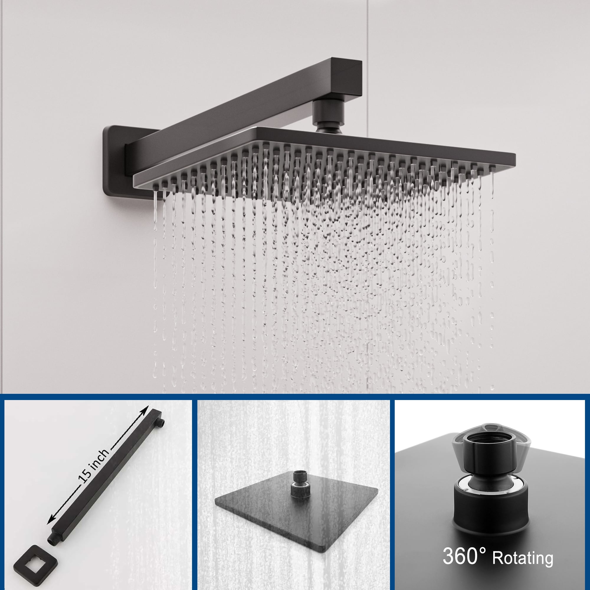 GZMR MR-EB-C-2-10-MB Showerhead-Bar-Panels - View #4