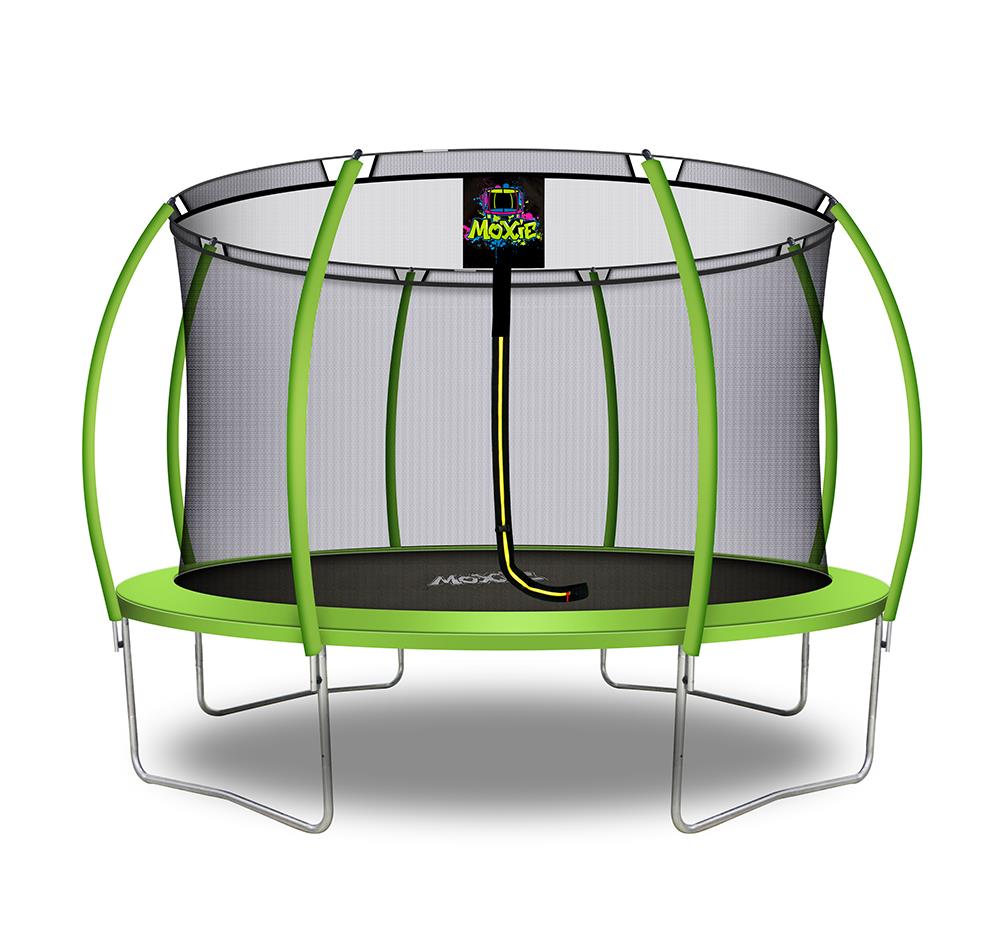 MOXIE 12.53-ft Round Backyard in Green in the Trampolines department at Lowes.com
