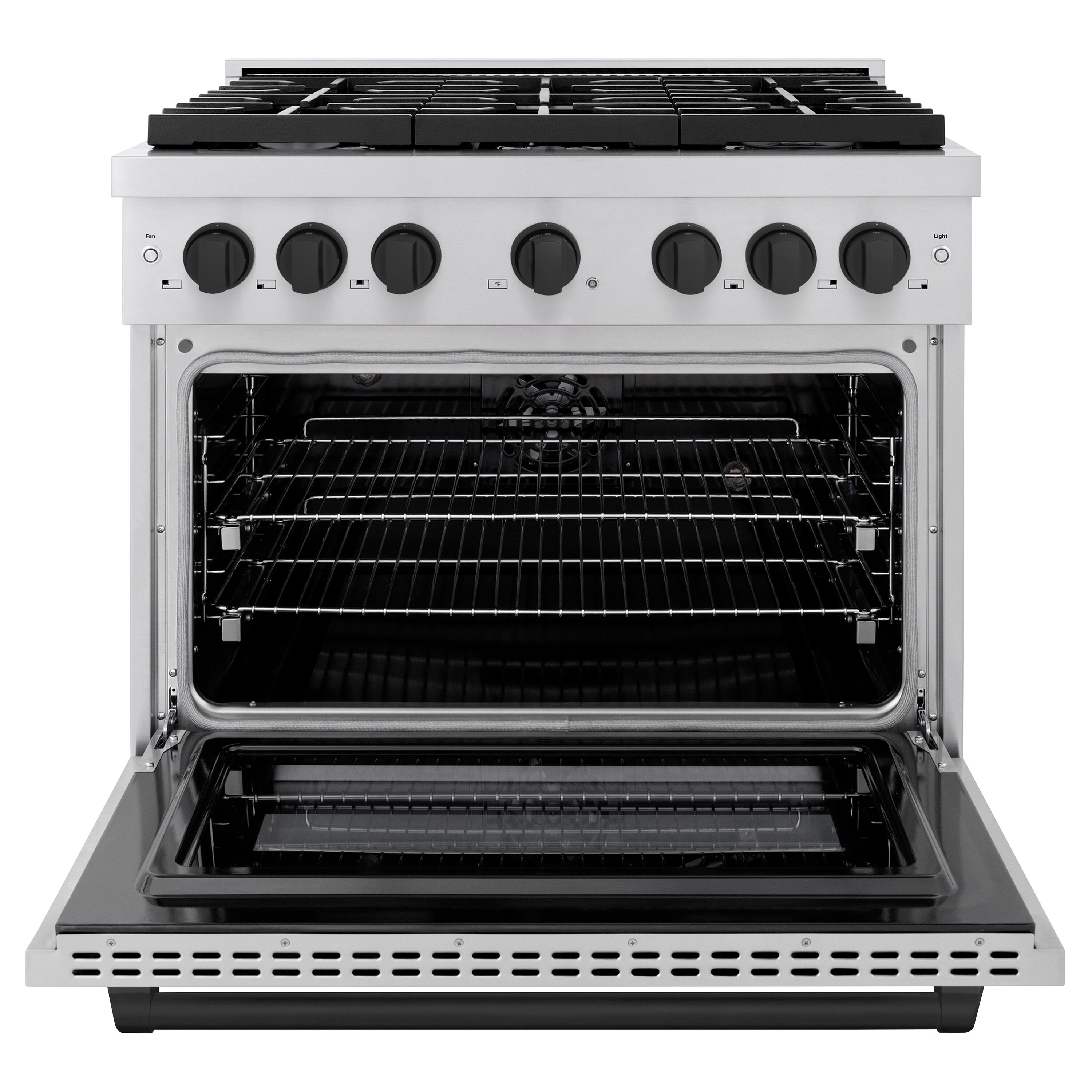 ZLINE KITCHEN & BATH SDRZ-36-MB Dual-Fuel-Ranges - View #3