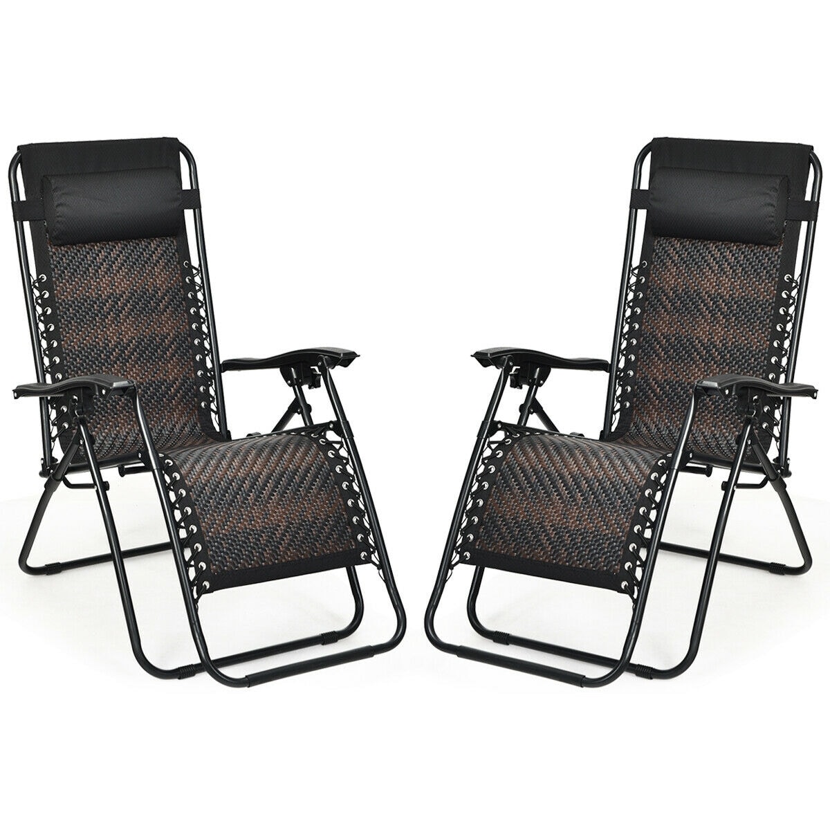 LIVIZA DOJ70634CF-2 Light Brown Folding Camping chair Adjustable and