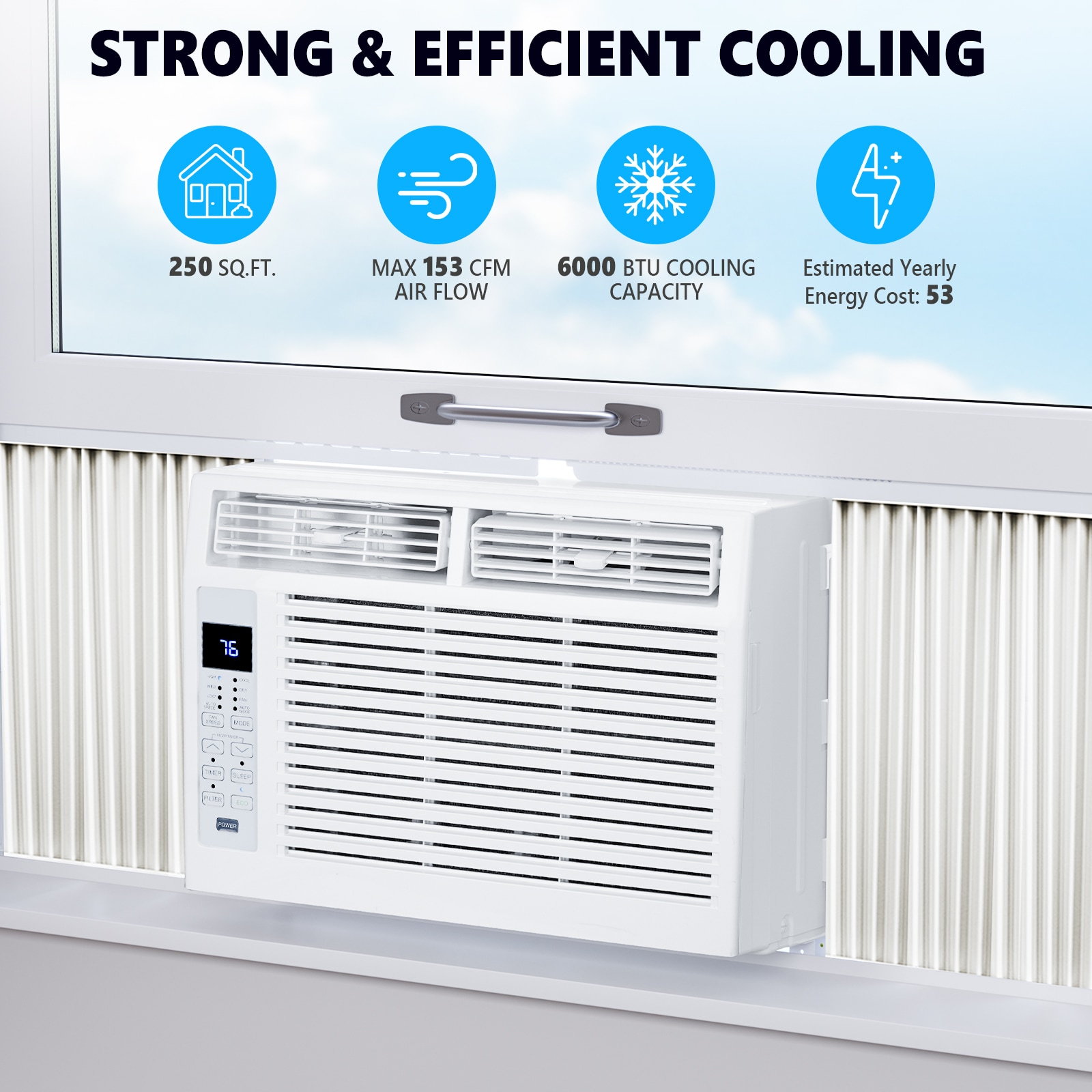 COWSAR LSA8505WAC5K Window-Air-Conditioners - View #3