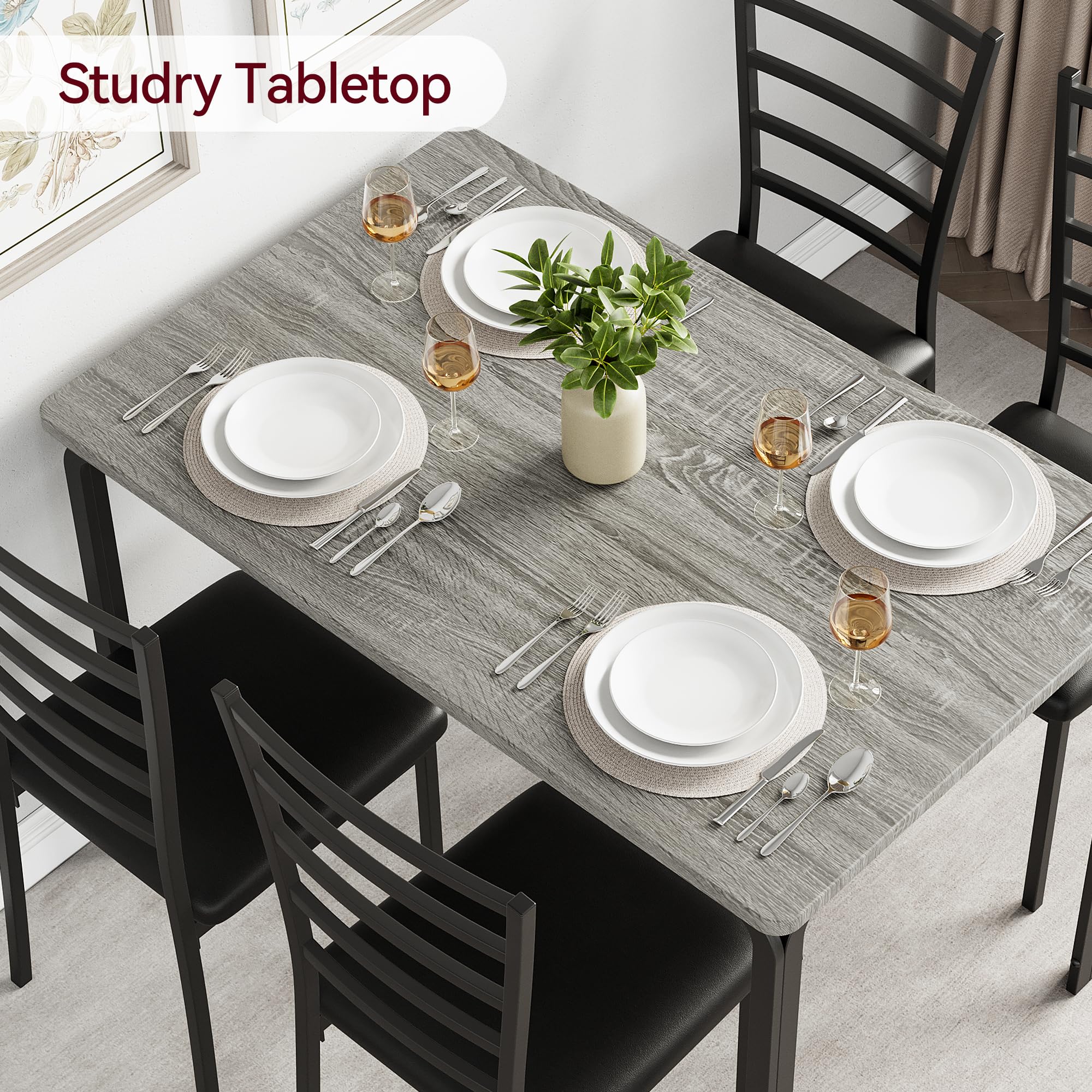 GarveeLife LSLX0330SB147 Dining-Tables - View #7