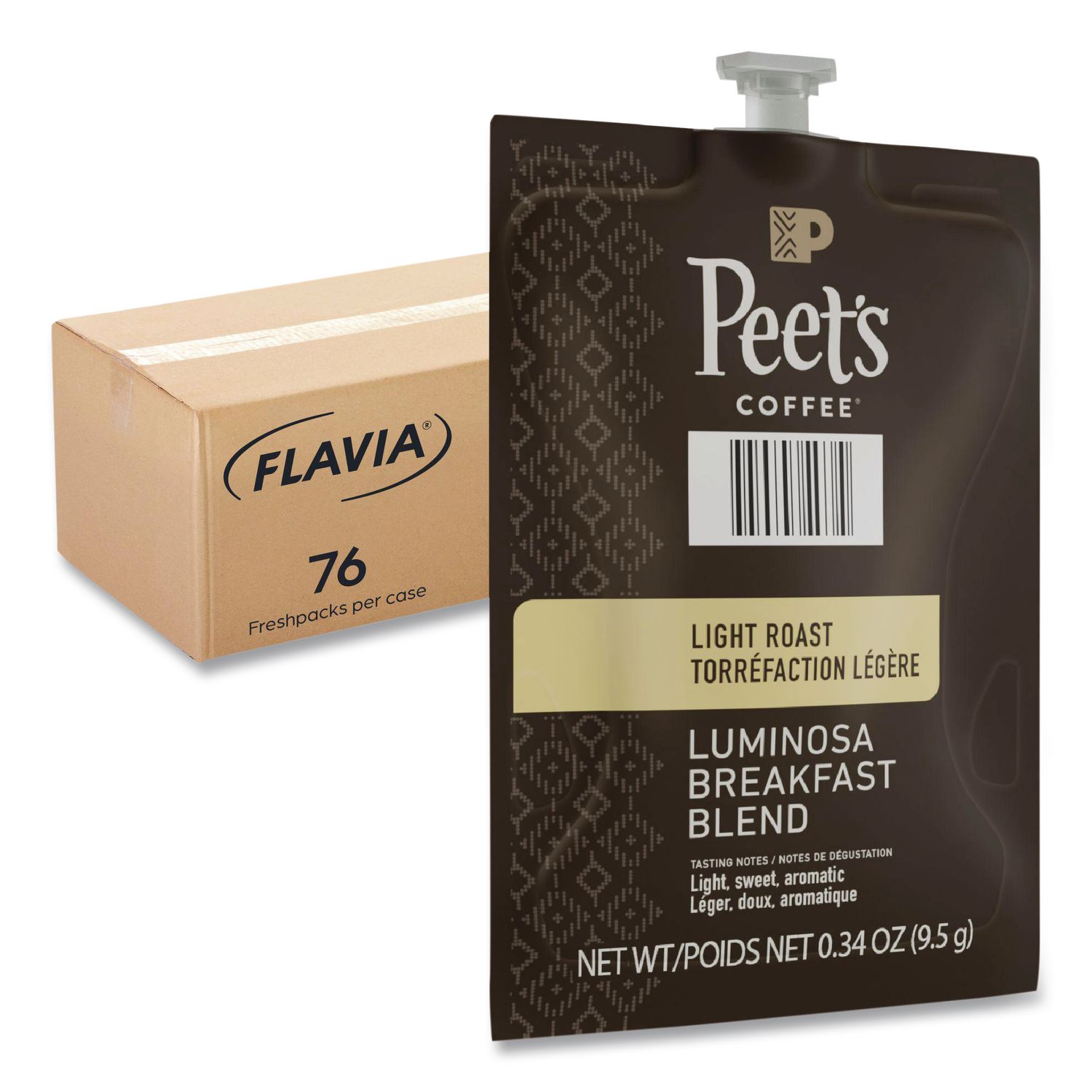 Flavia Peet's Coffee Colombia Luminosa Breakfast Blend 76/Carton #48037