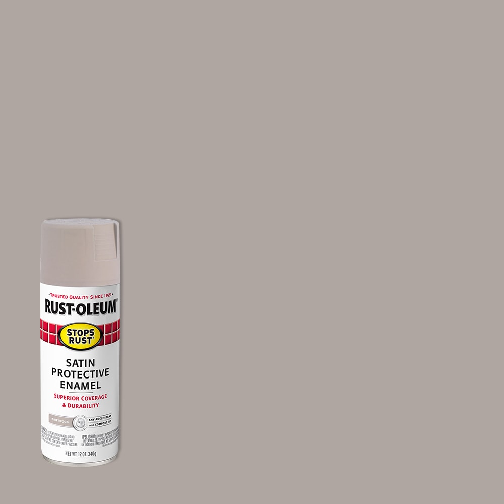 Rust-Oleum 365143 Stops Rust Satin Driftwood Spray paint ( NET WT. 12-oz )
